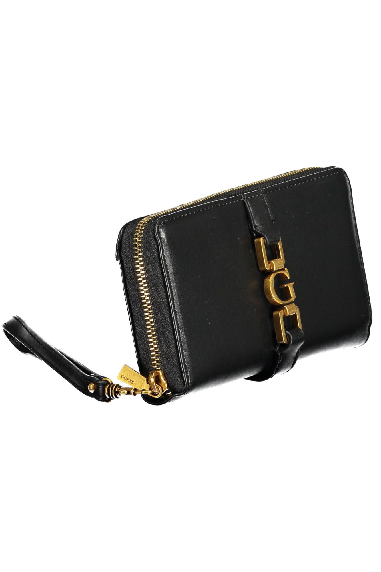 Black Polyurethane Women Wallet