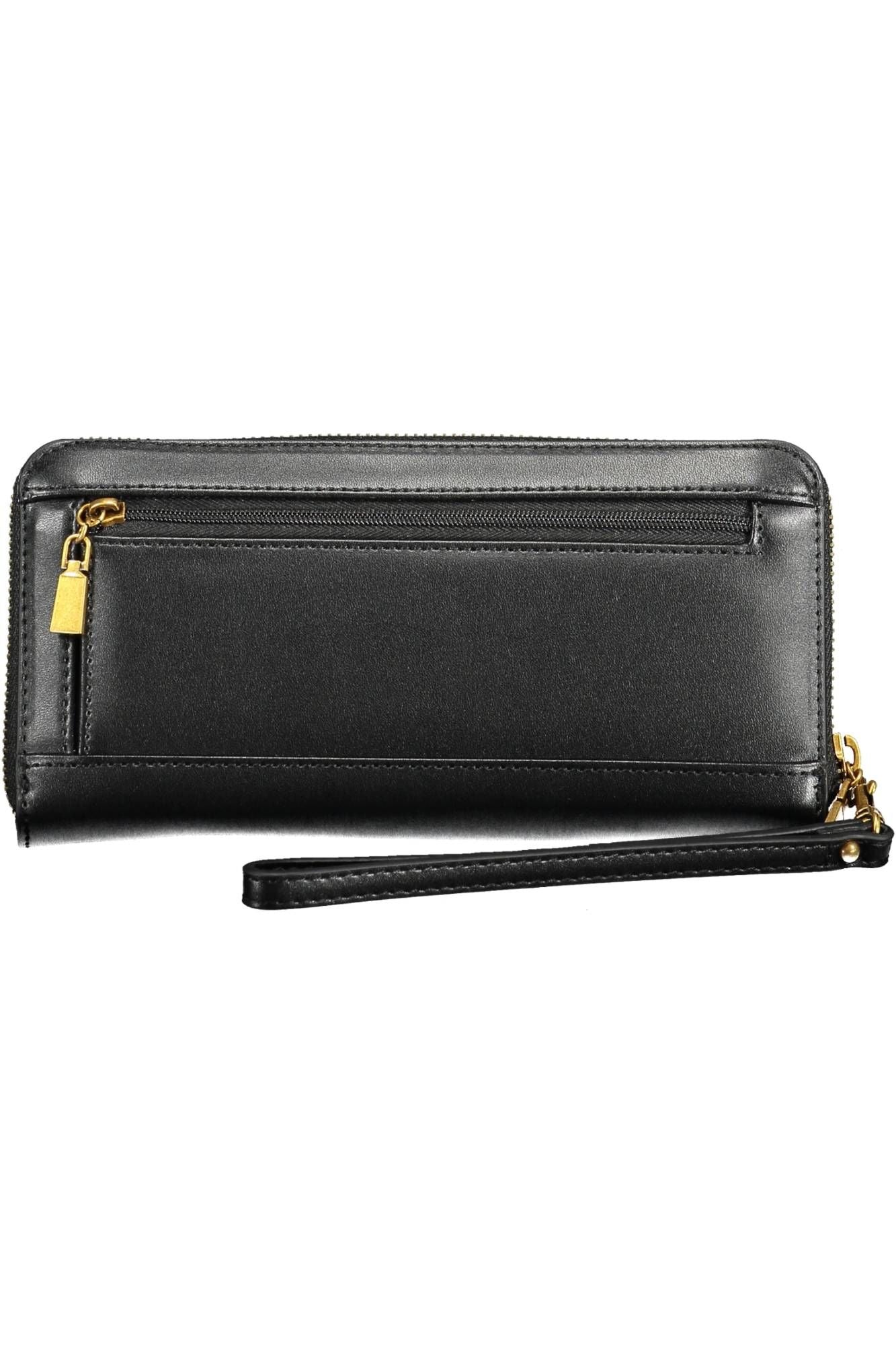 Black Polyurethane Women Wallet