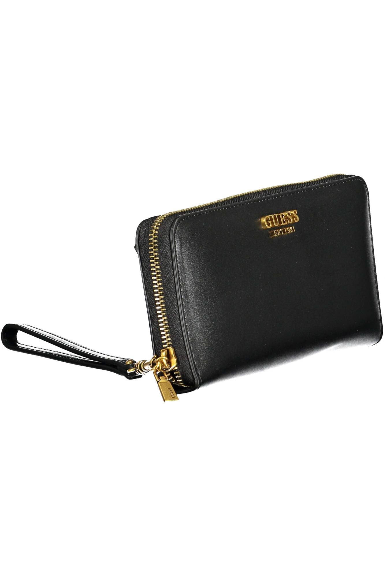 Black Polyurethane Women Wallet
