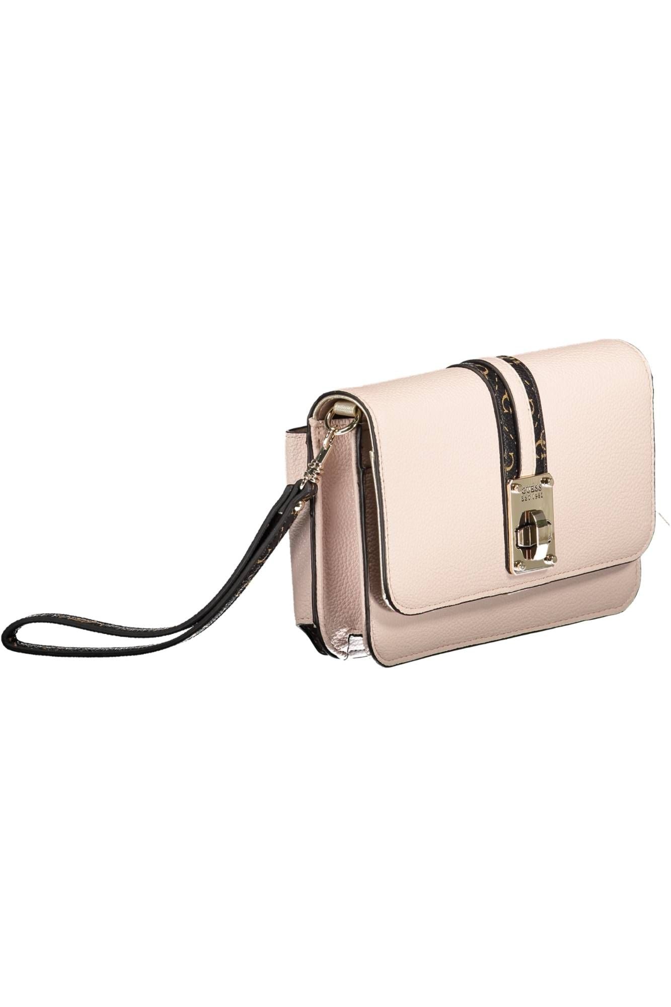 Pink Polyurethane Women Wallet