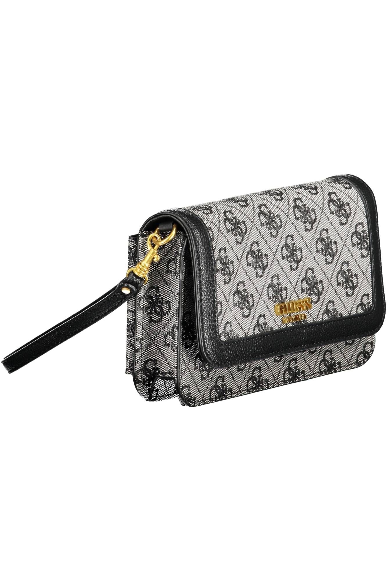 Black Polyurethane Women Wallet
