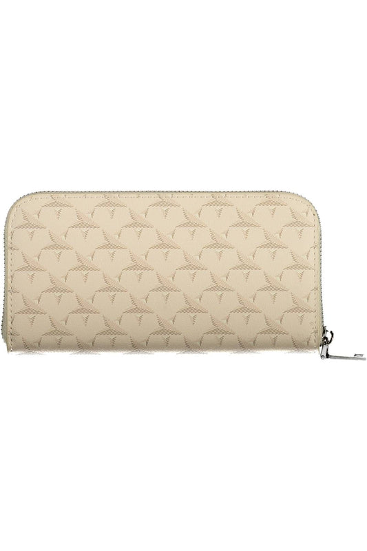 Beige PVC Women Wallet