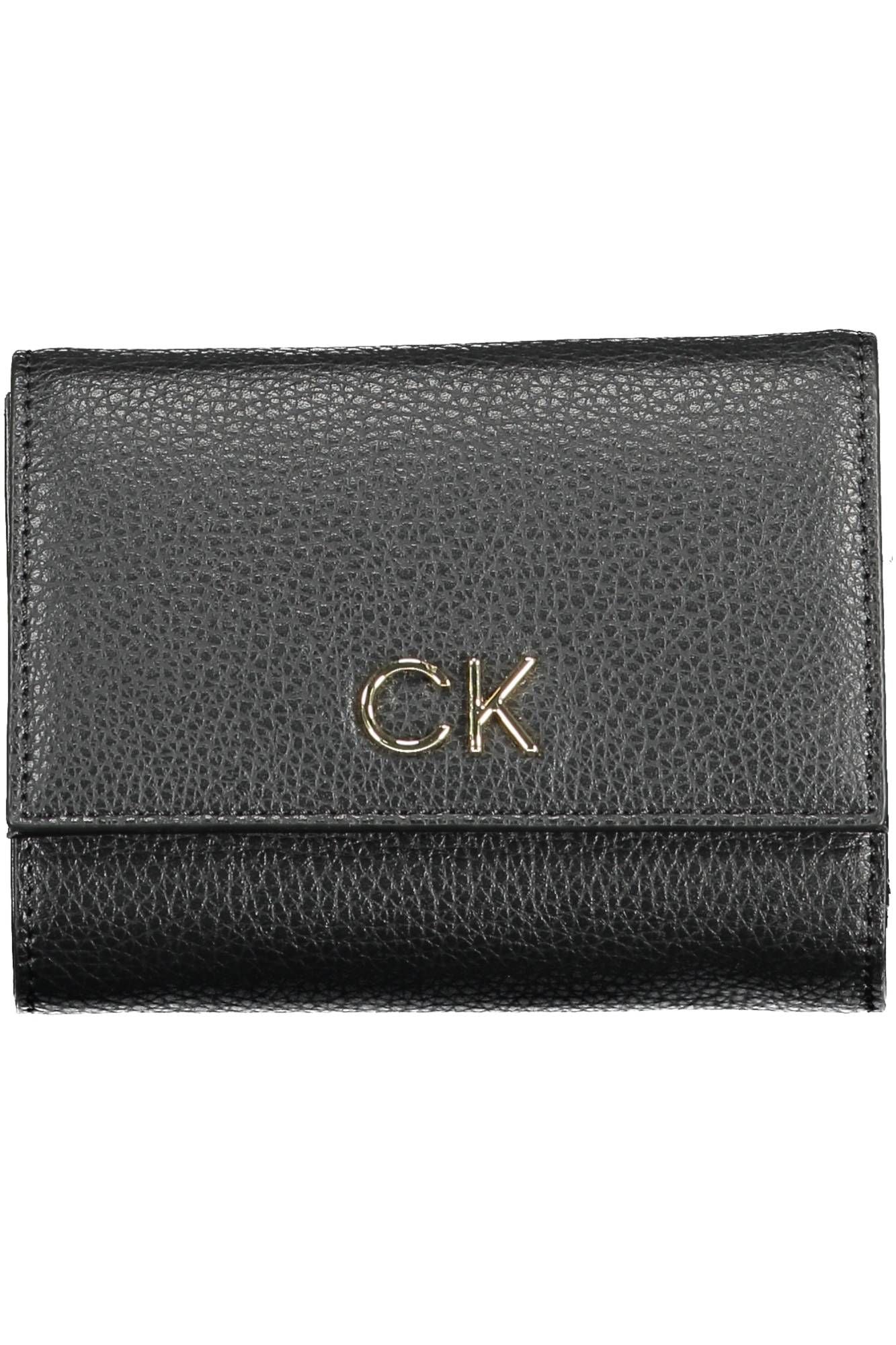 Black Polyurethane Women Wallet