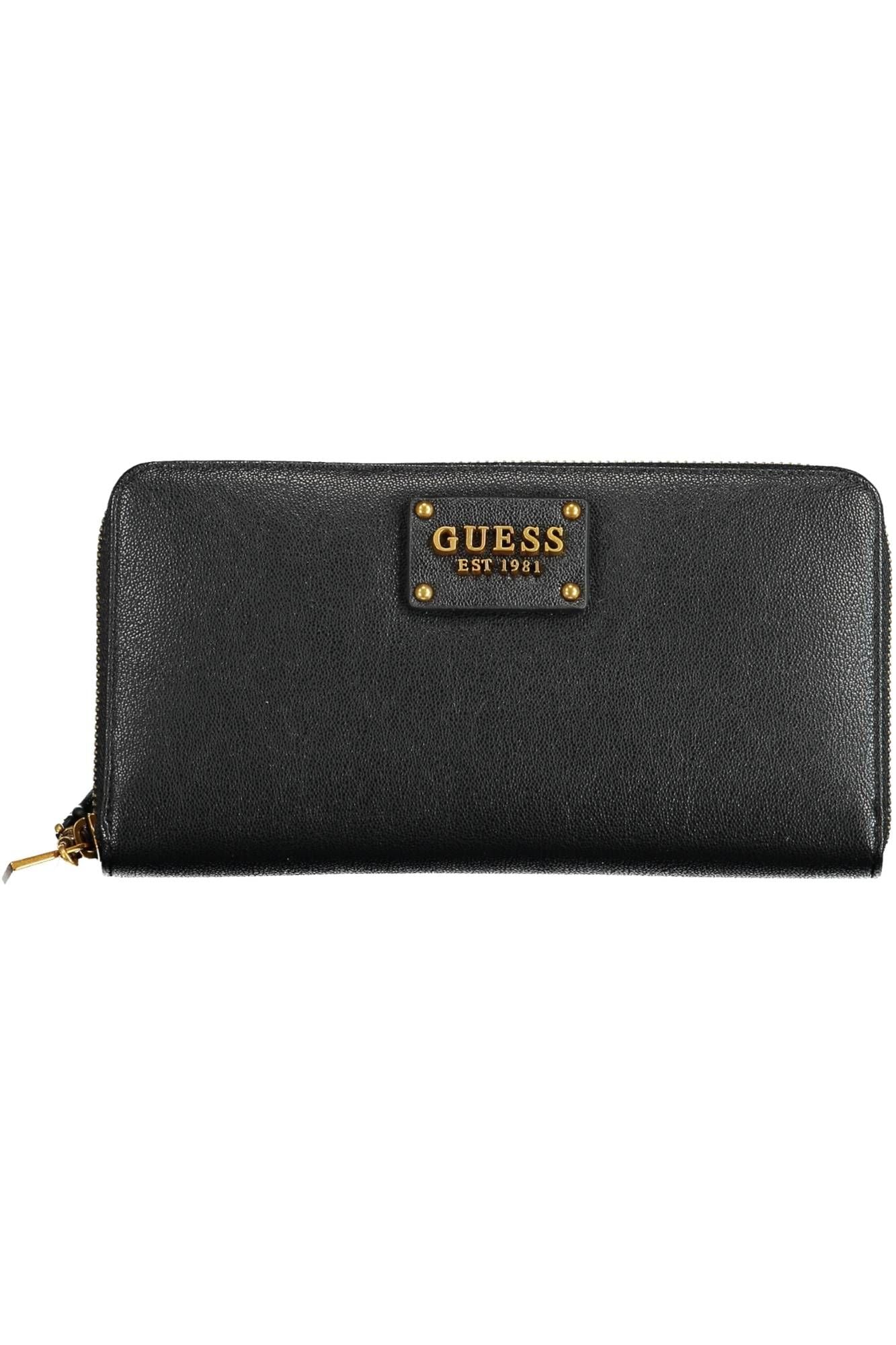 Black Polyurethane Women Wallet