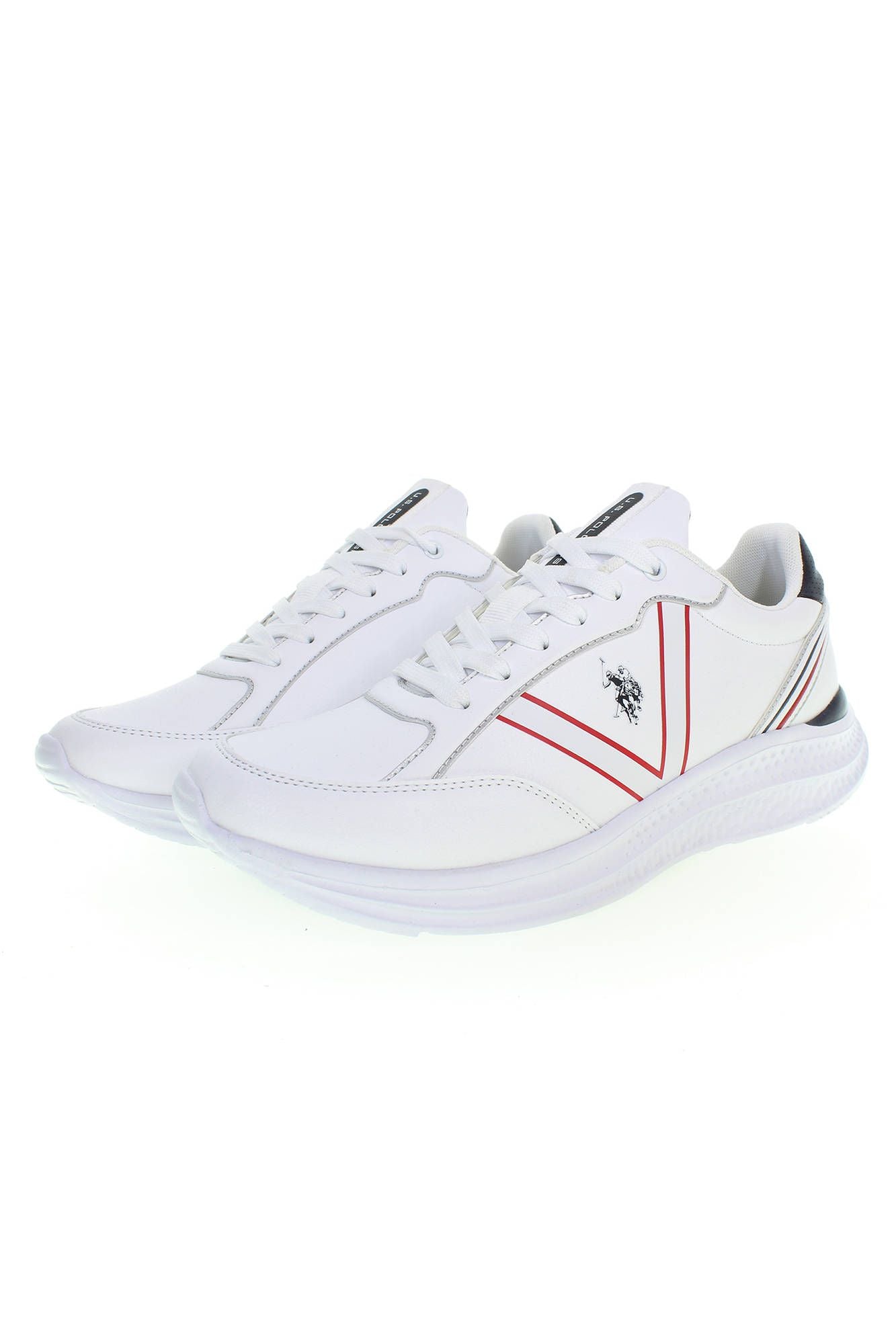 White Polyester Men Sneaker