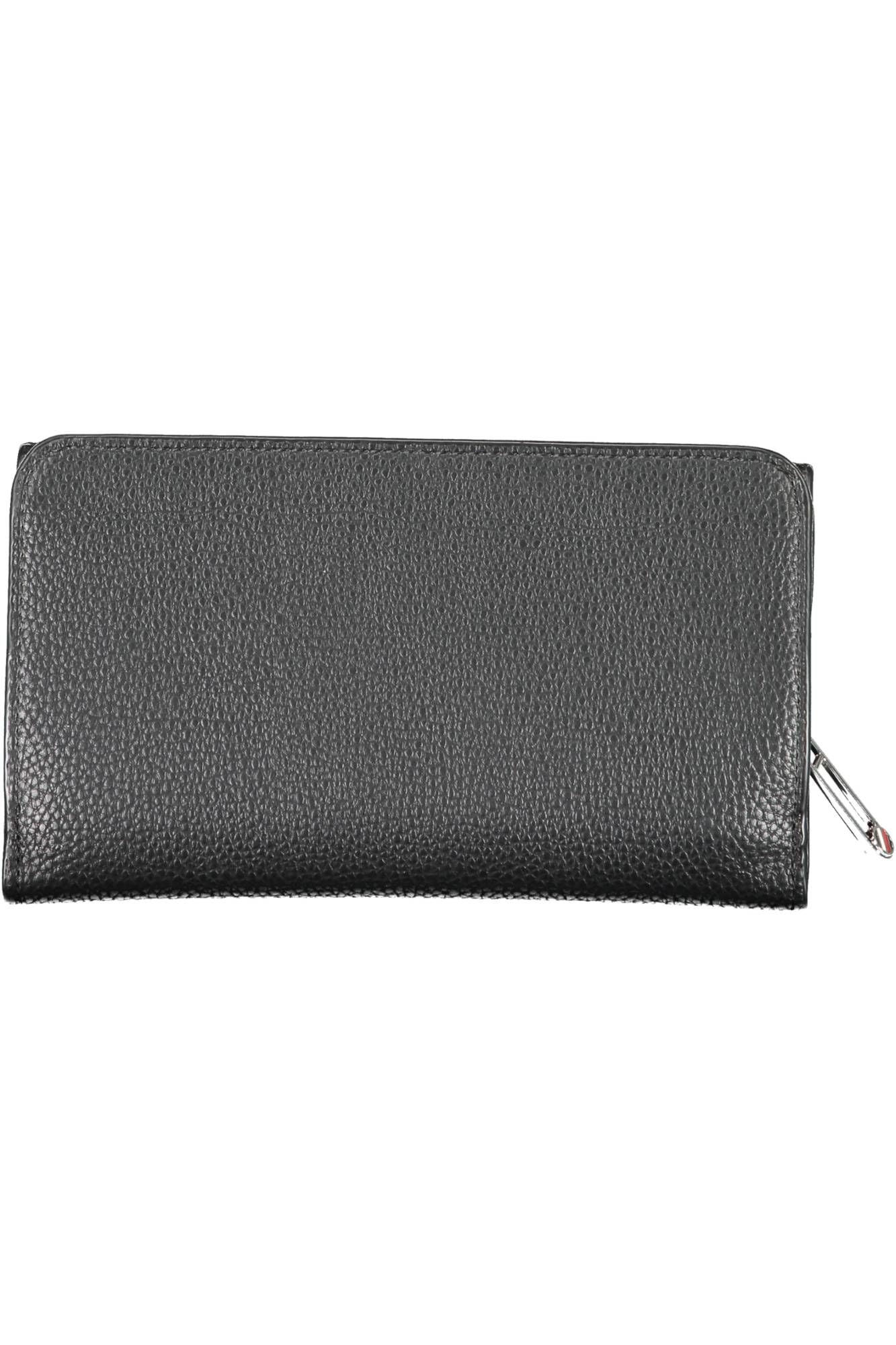 Black Polyurethane Women Wallet