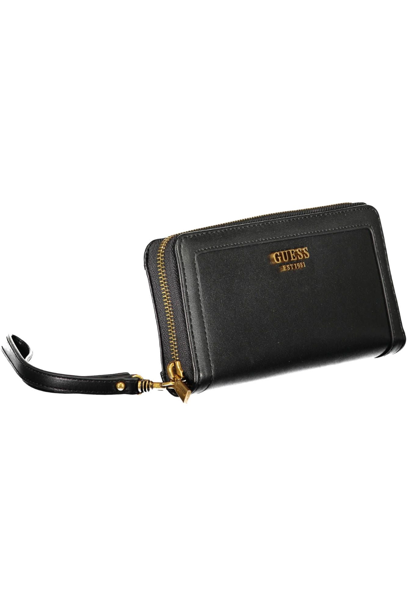 Black Polyurethane Women Wallet