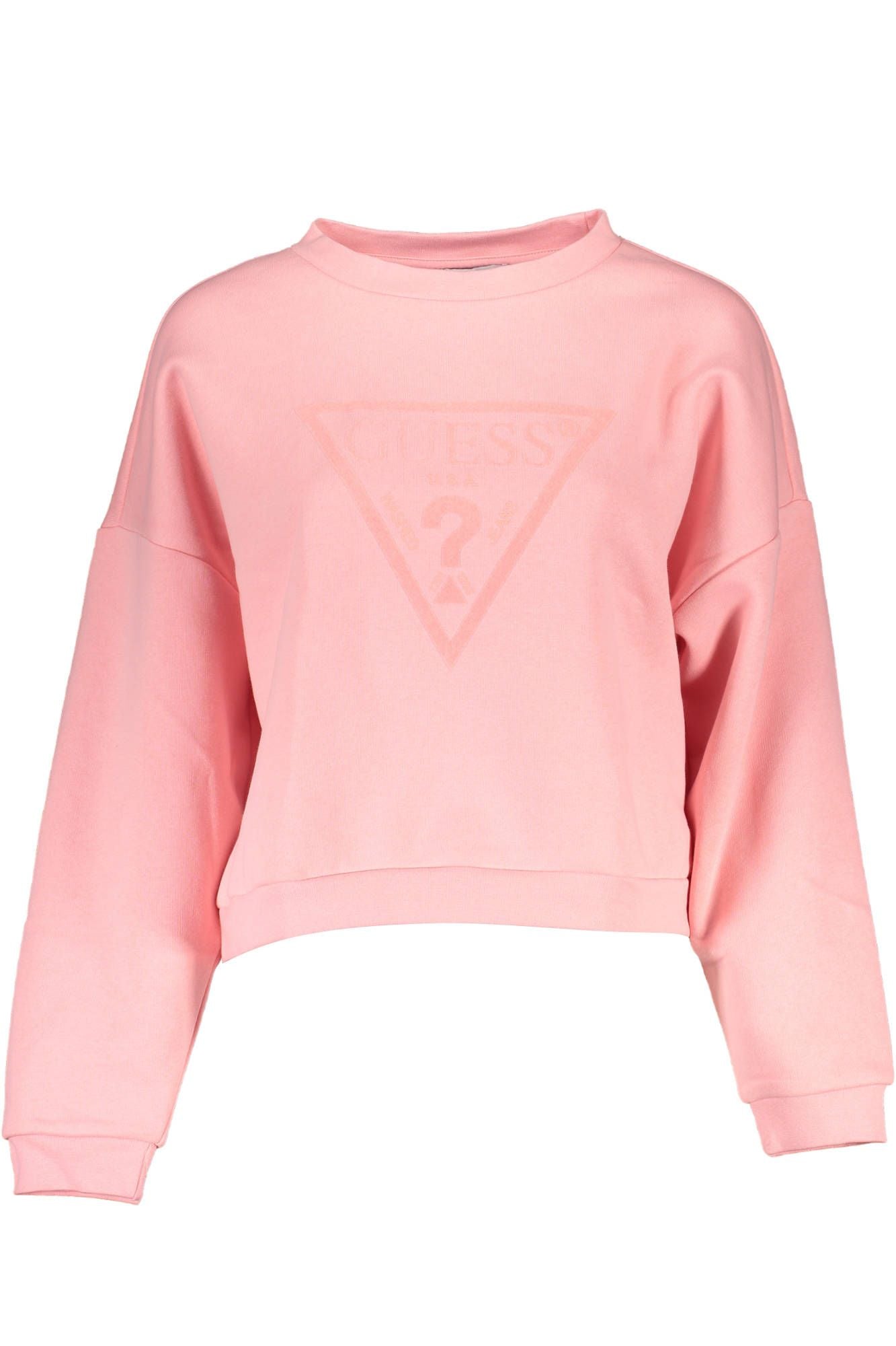 Pink Cotton Women Sweater