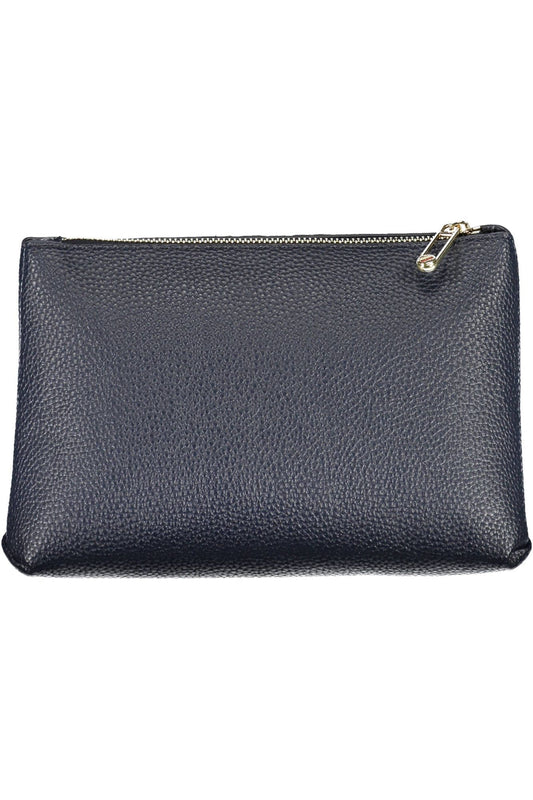 Blue Polyethylene Women Handbag