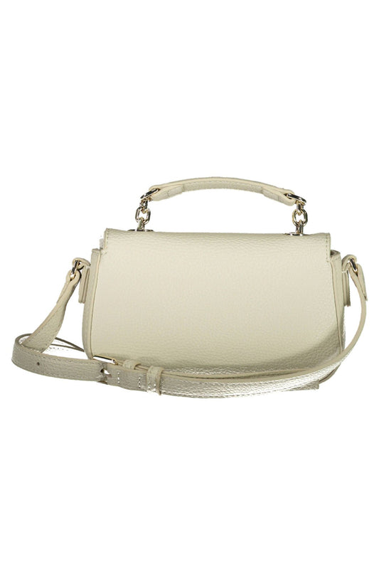 White Polyester Women Handbag