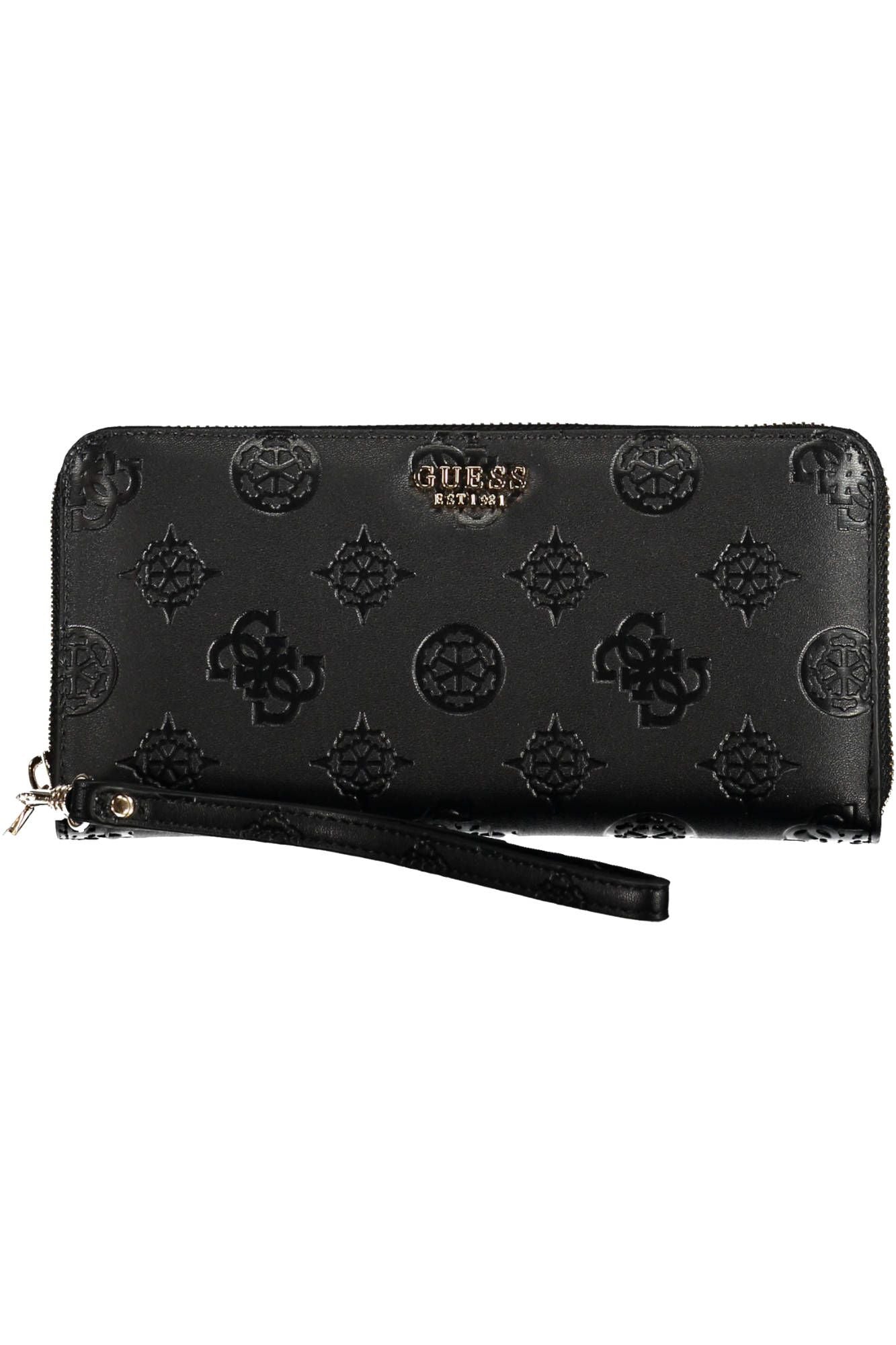 Black Polyurethane Women Wallet