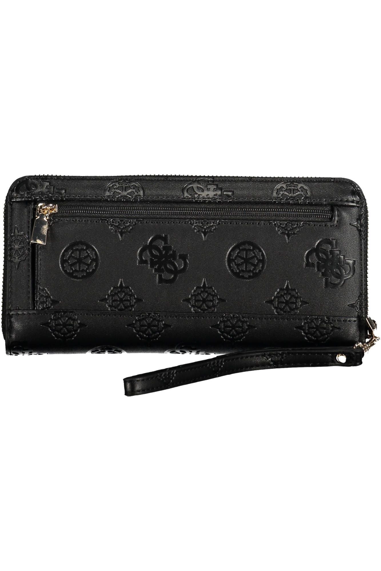 Black Polyurethane Women Wallet