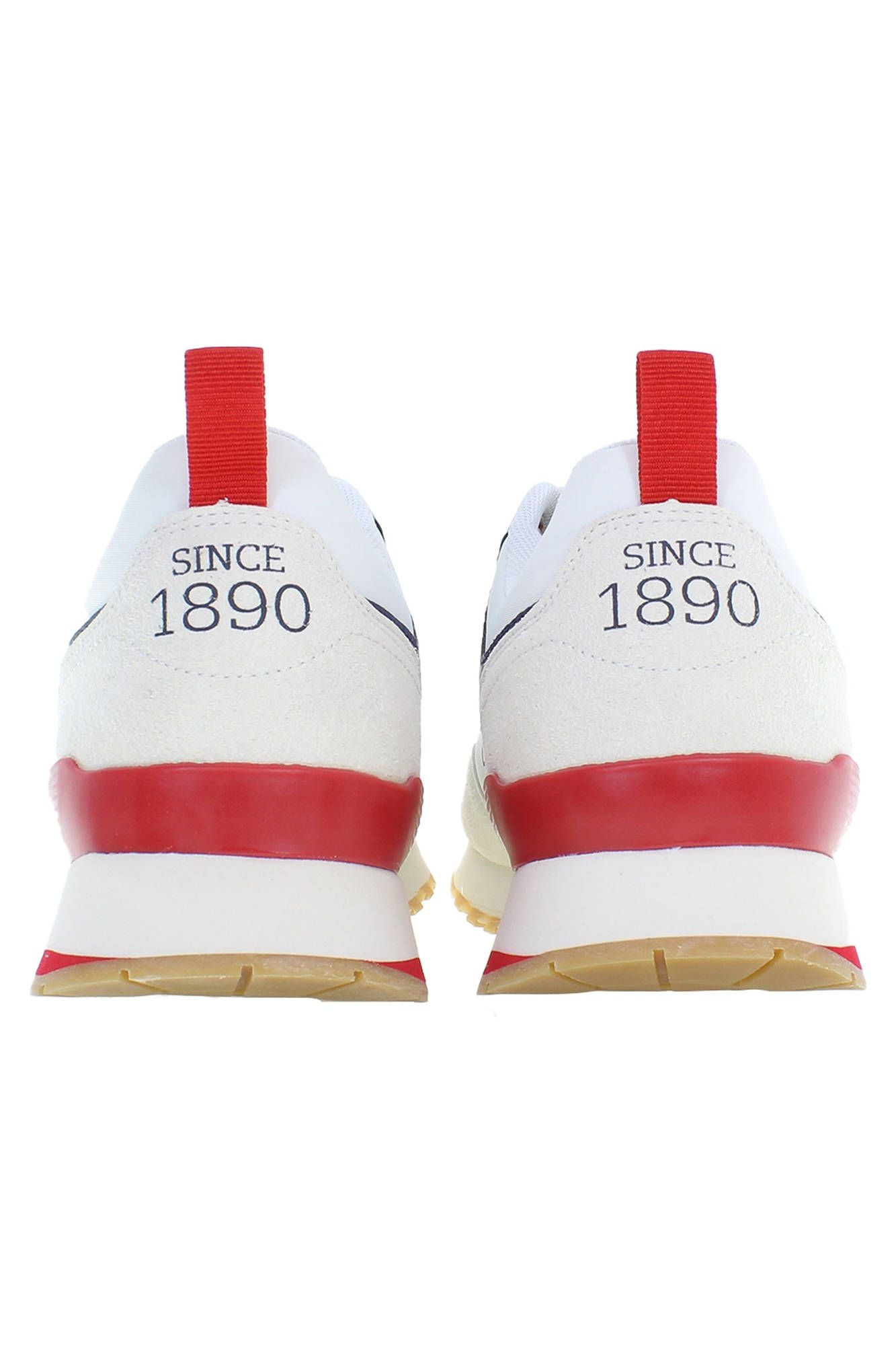 White Polyester Men Sneaker