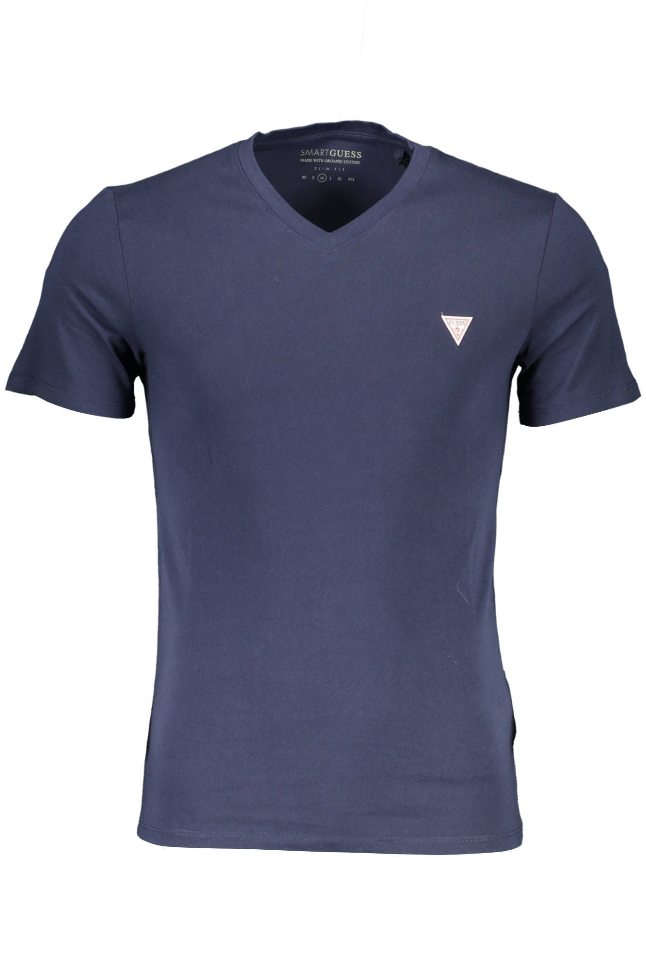 Blue Cotton Men T-Shirt