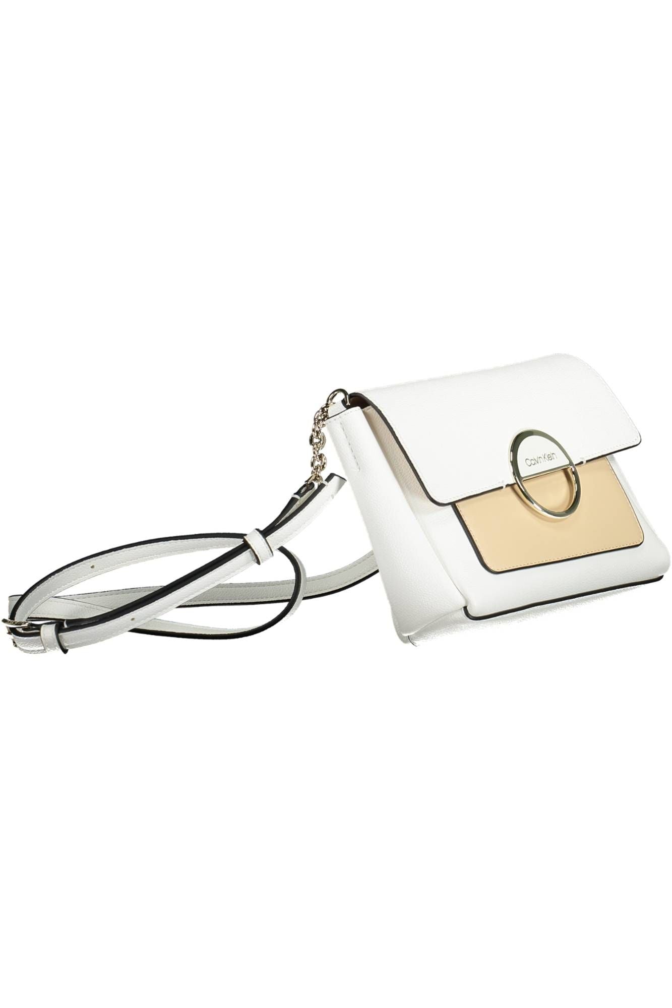 White Polyurethane Women Handbag