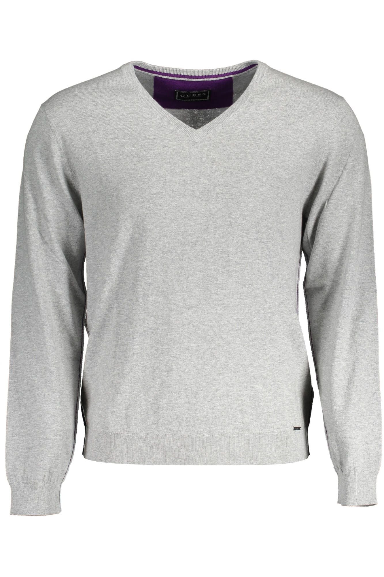 Gray Cotton Men Sweater