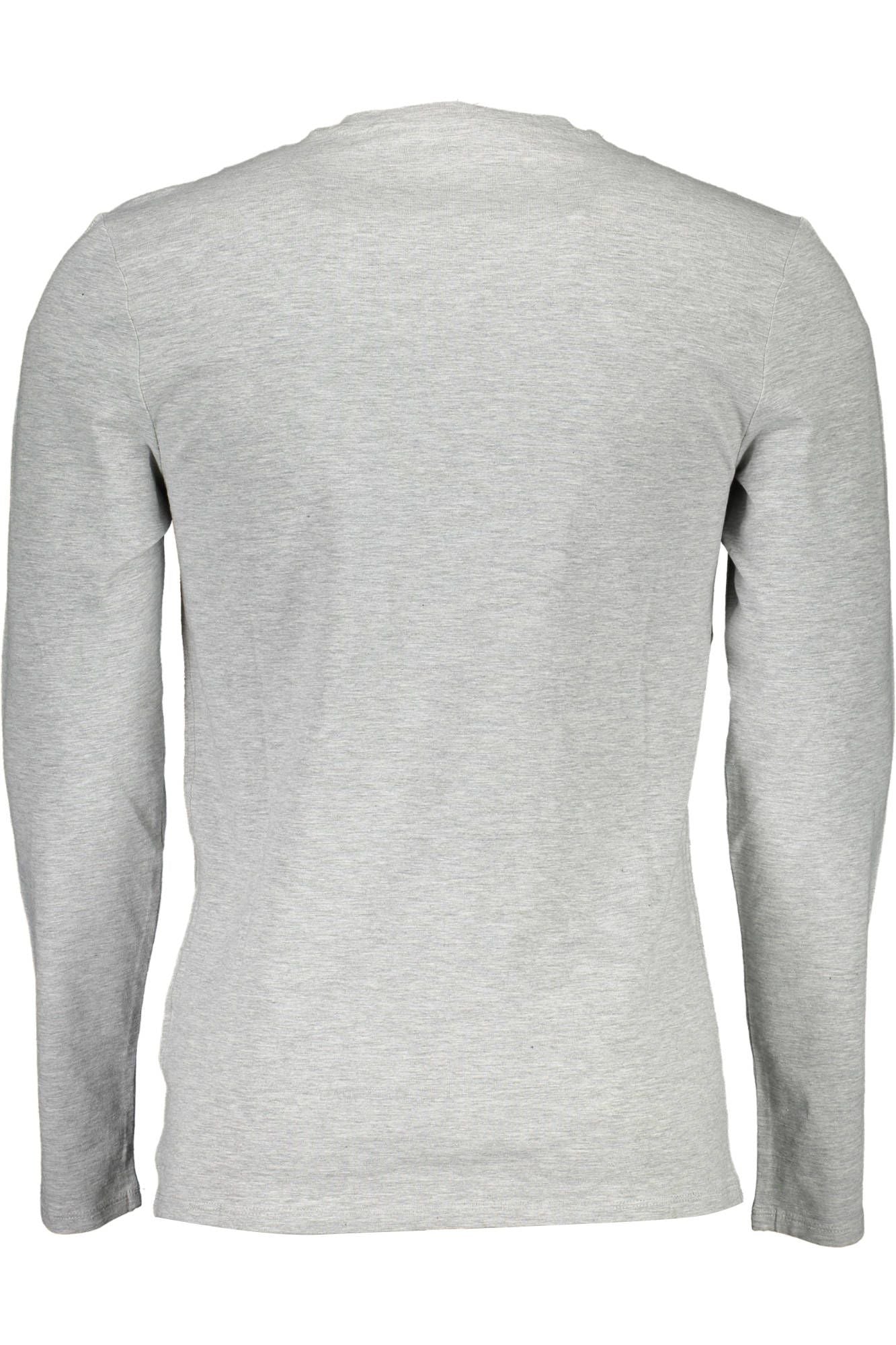 Gray Cotton Men T-Shirt