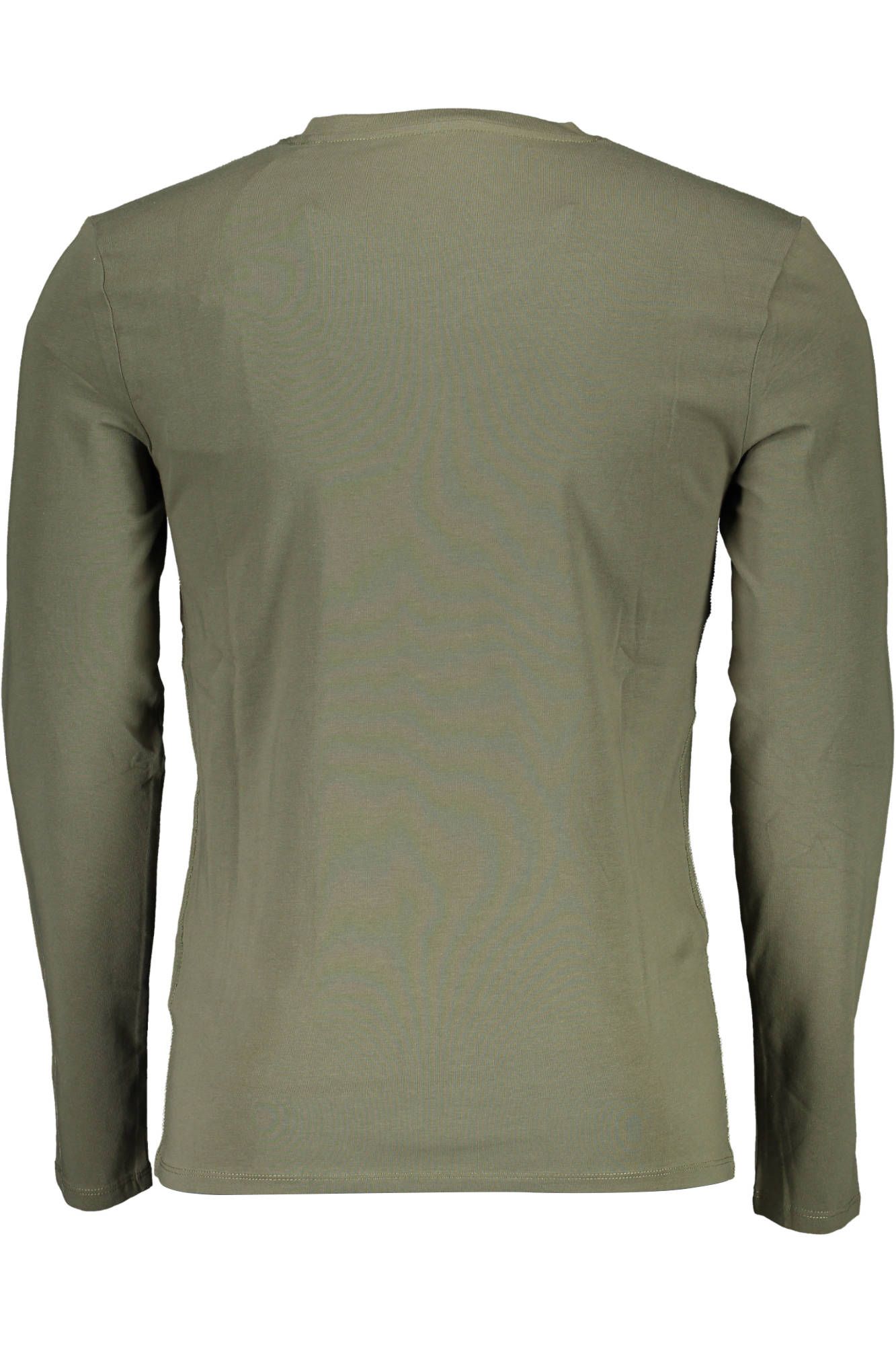 Green Cotton Men T-Shirt