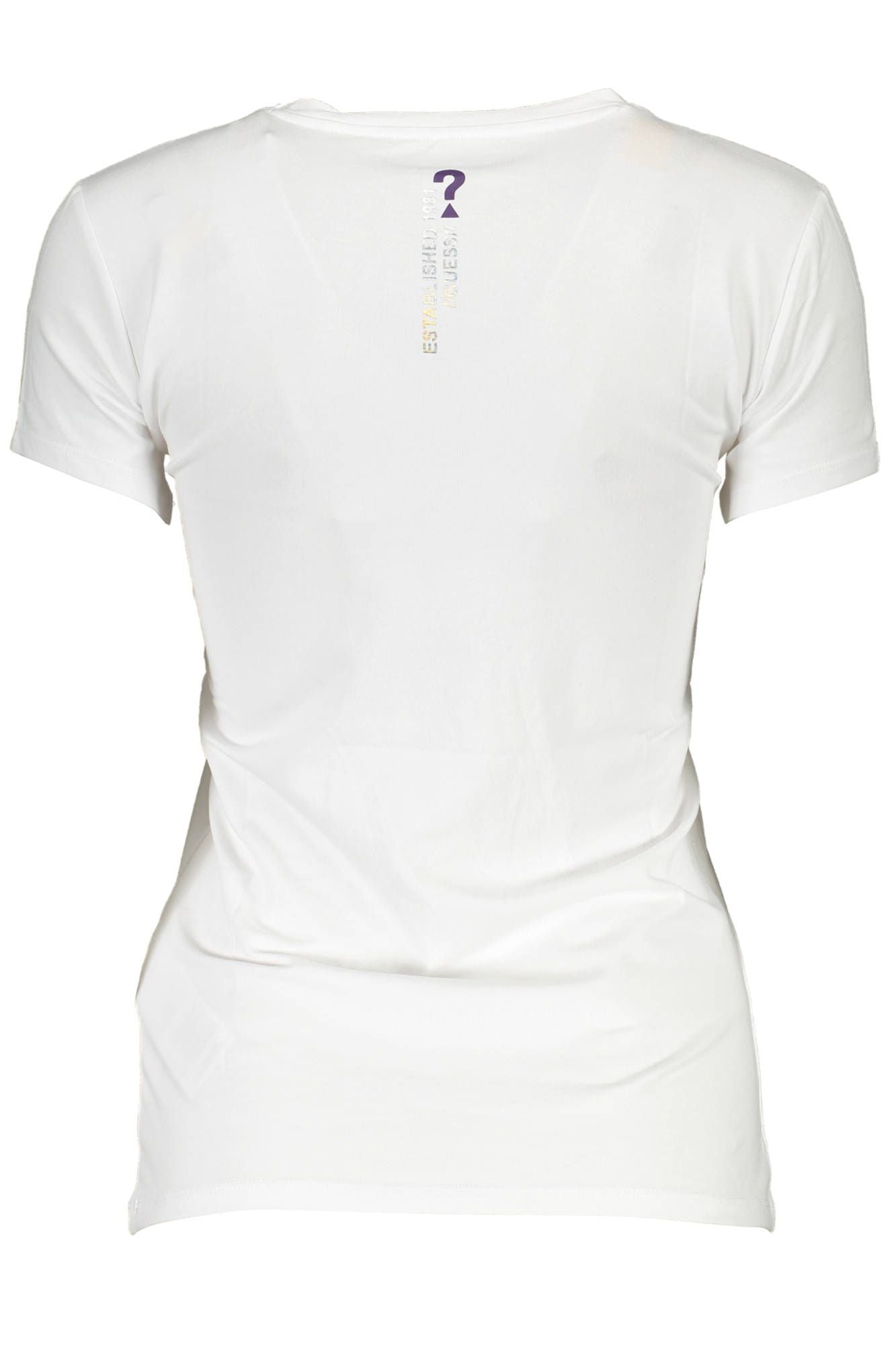 White Cotton Women T-Shirt