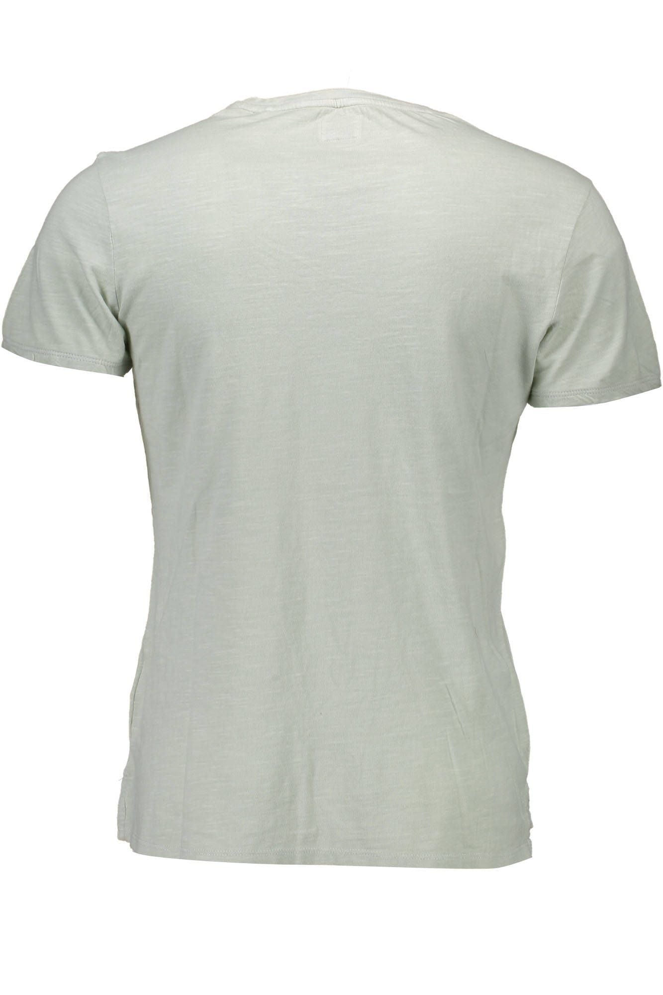 Gray Cotton Men T-Shirt