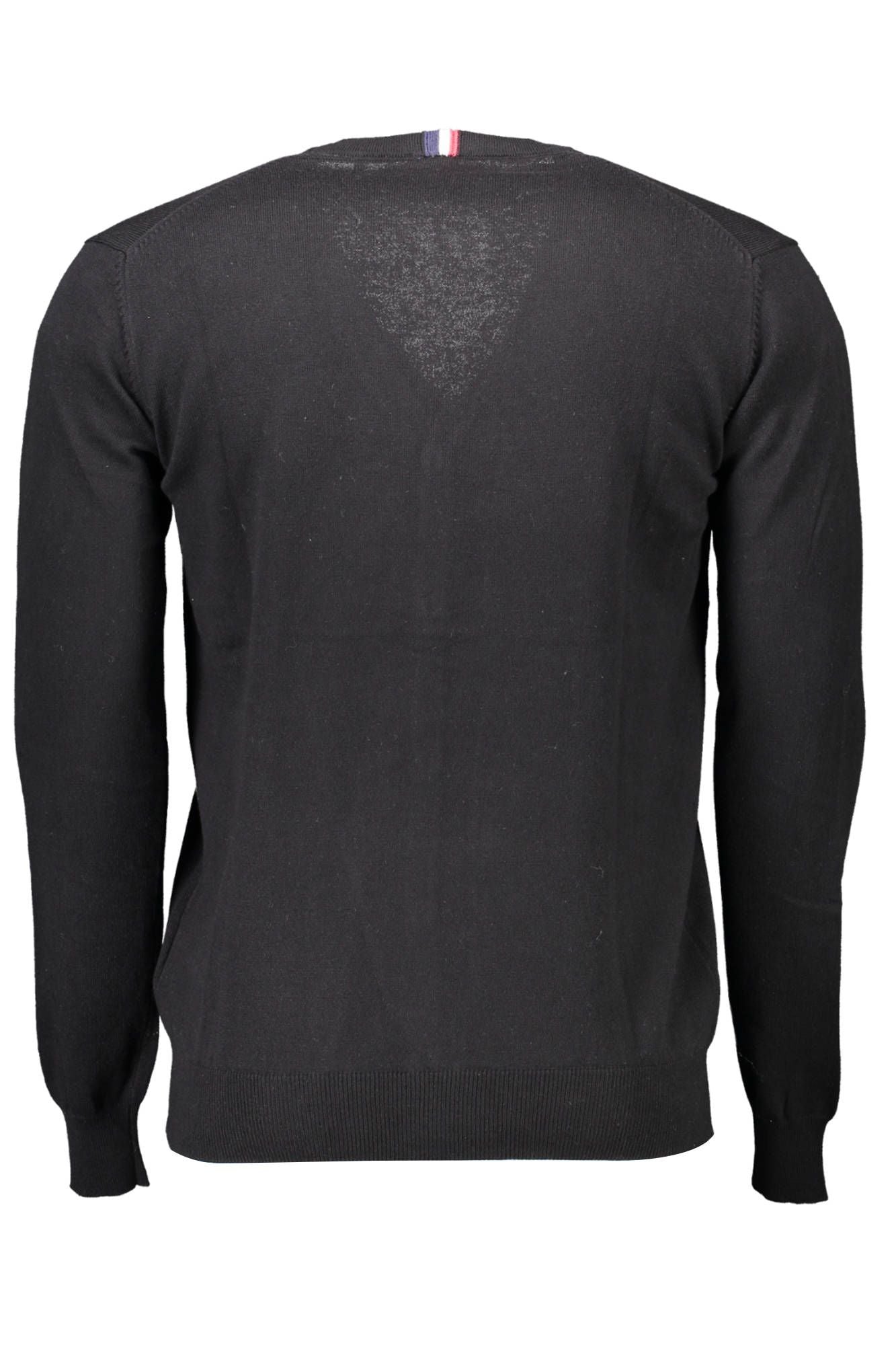 Black Cotton Men Cardigan