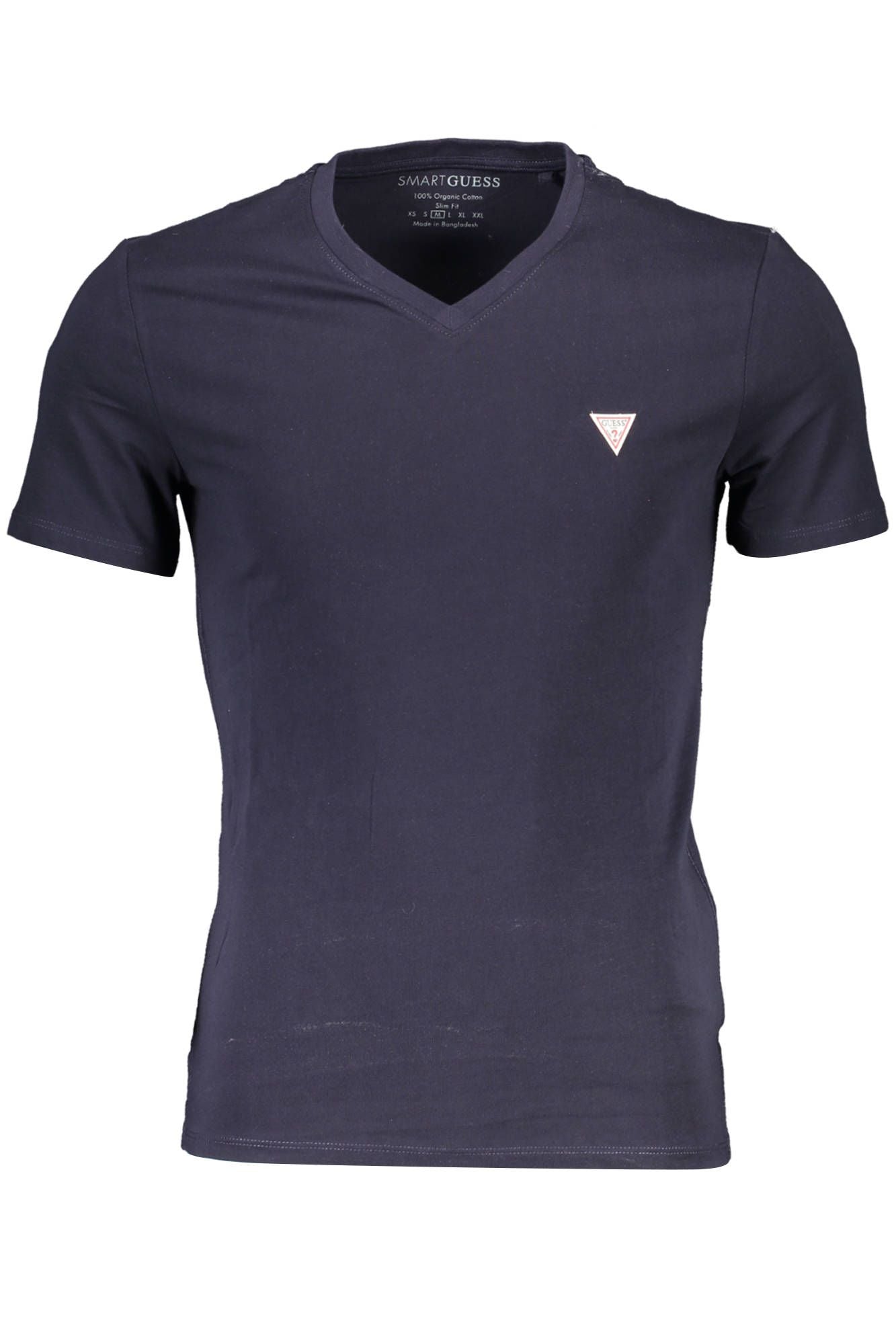 Blue Cotton Men T-Shirt