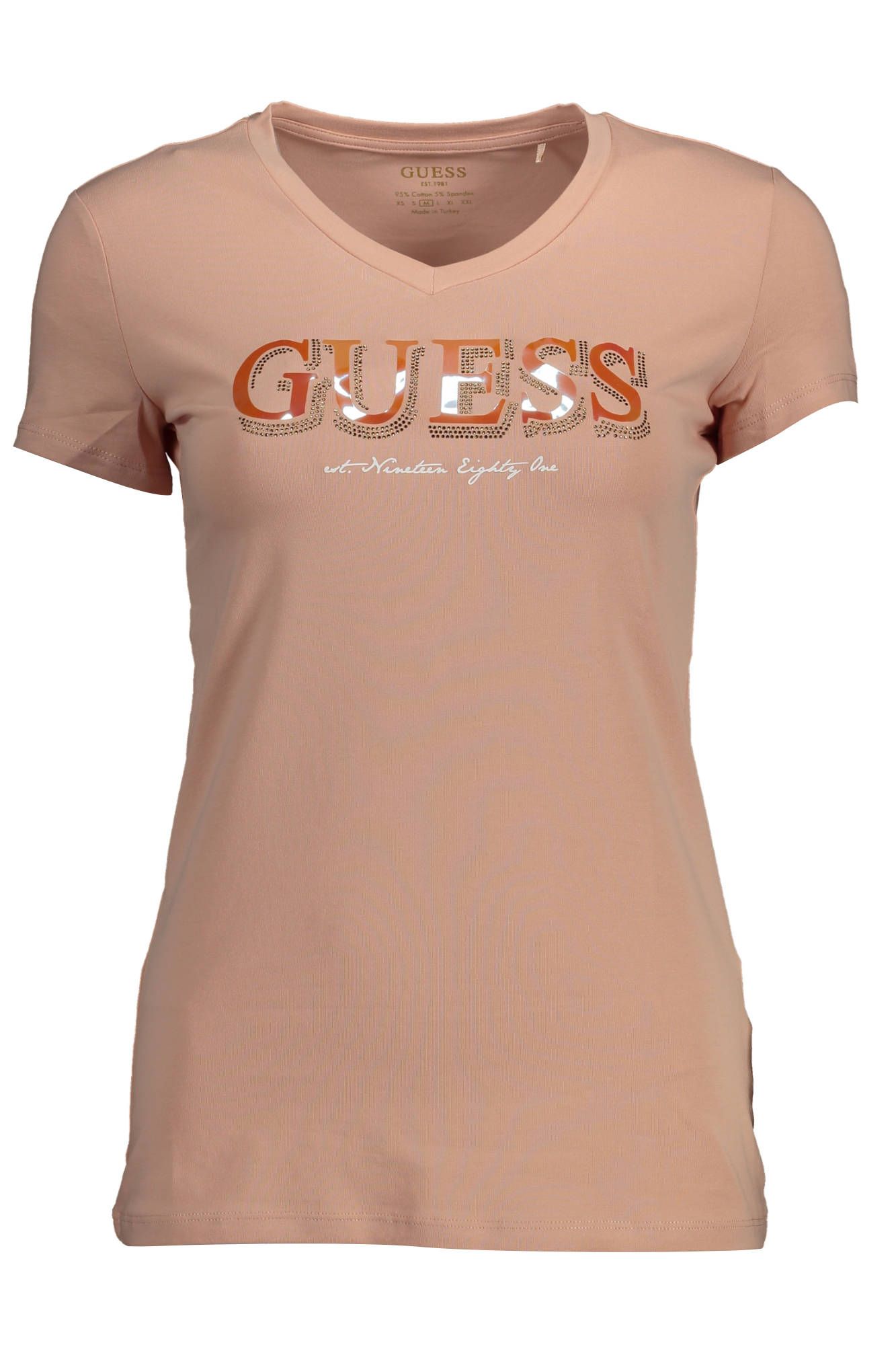Pink Cotton Women T-Shirt