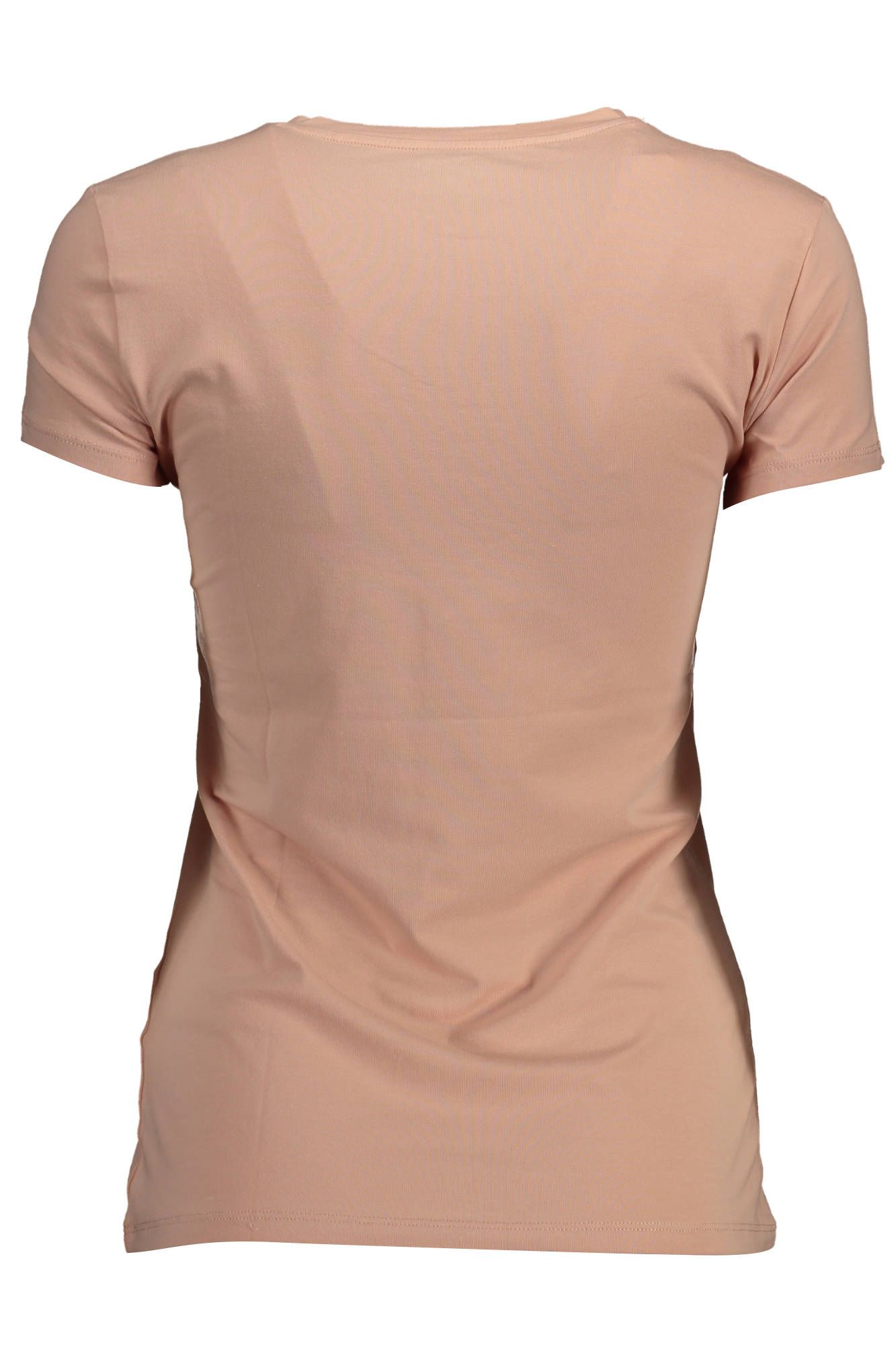 Pink Cotton Women T-Shirt
