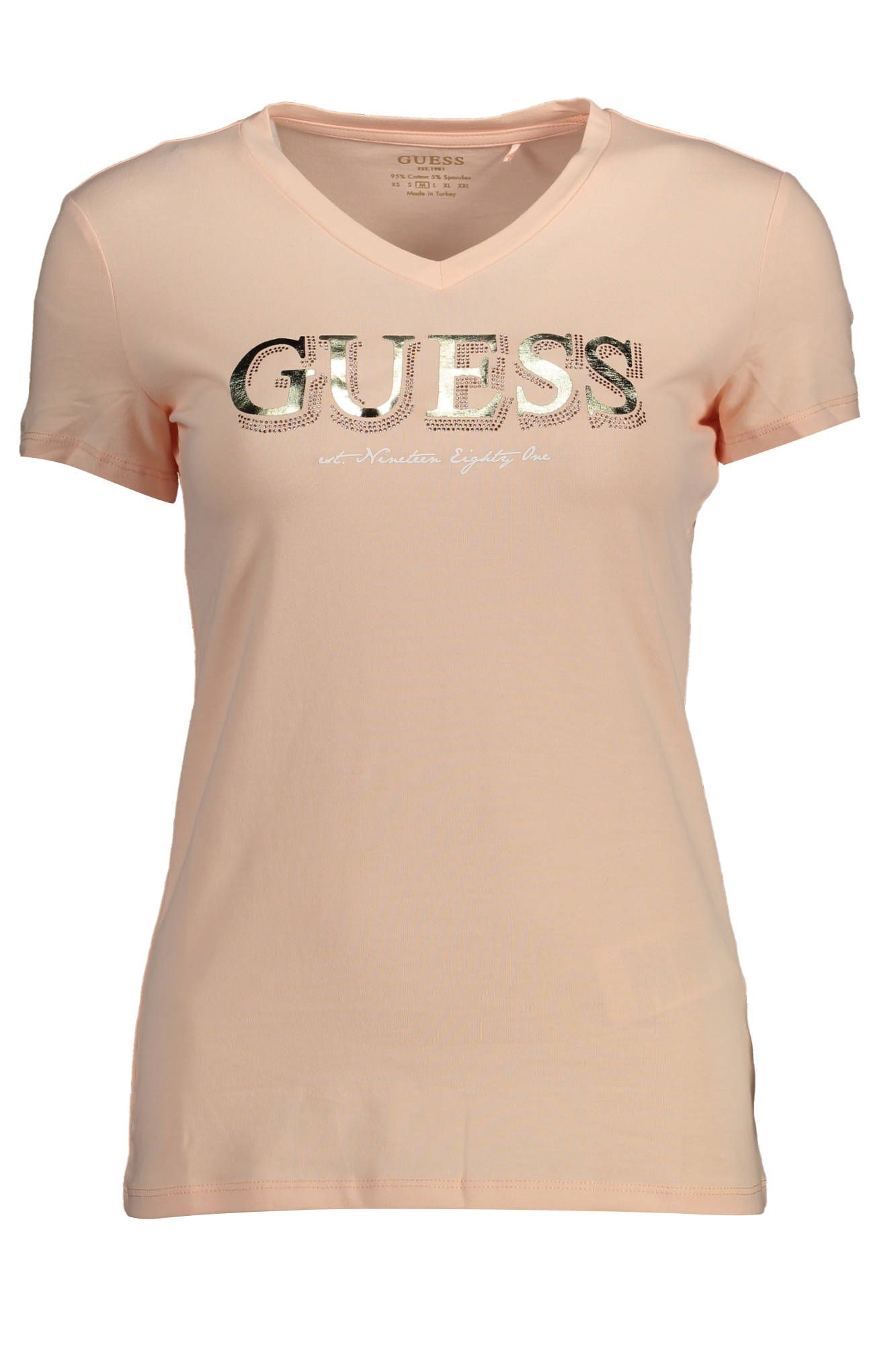 Pink Cotton Women Tee