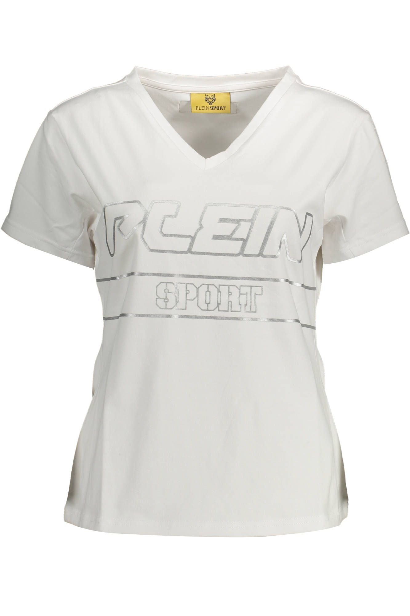 White Cotton Women T-Shirt
