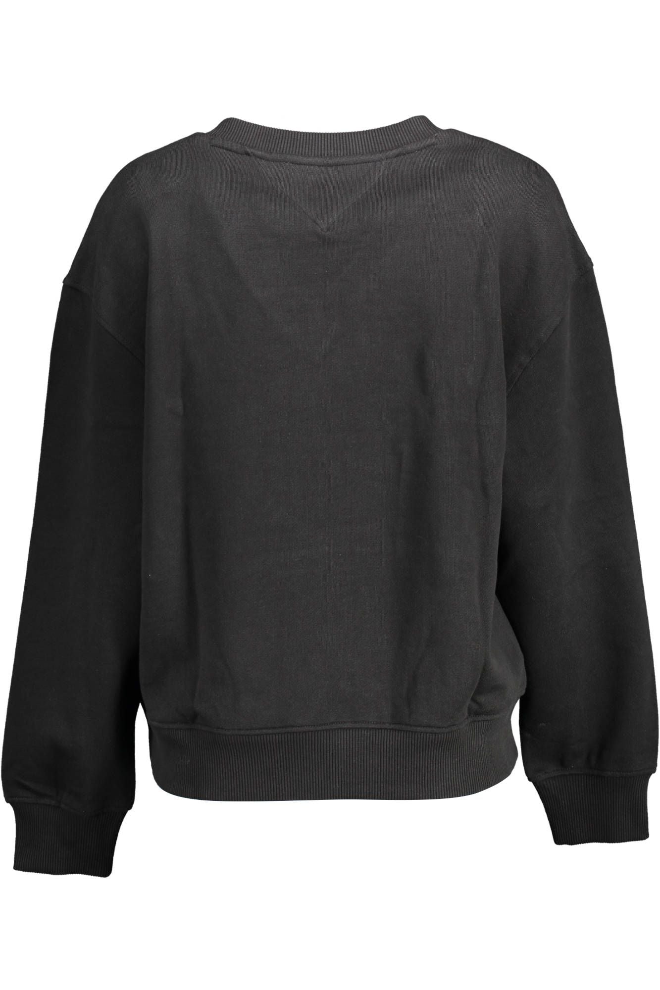 Black Cotton Women Sweater