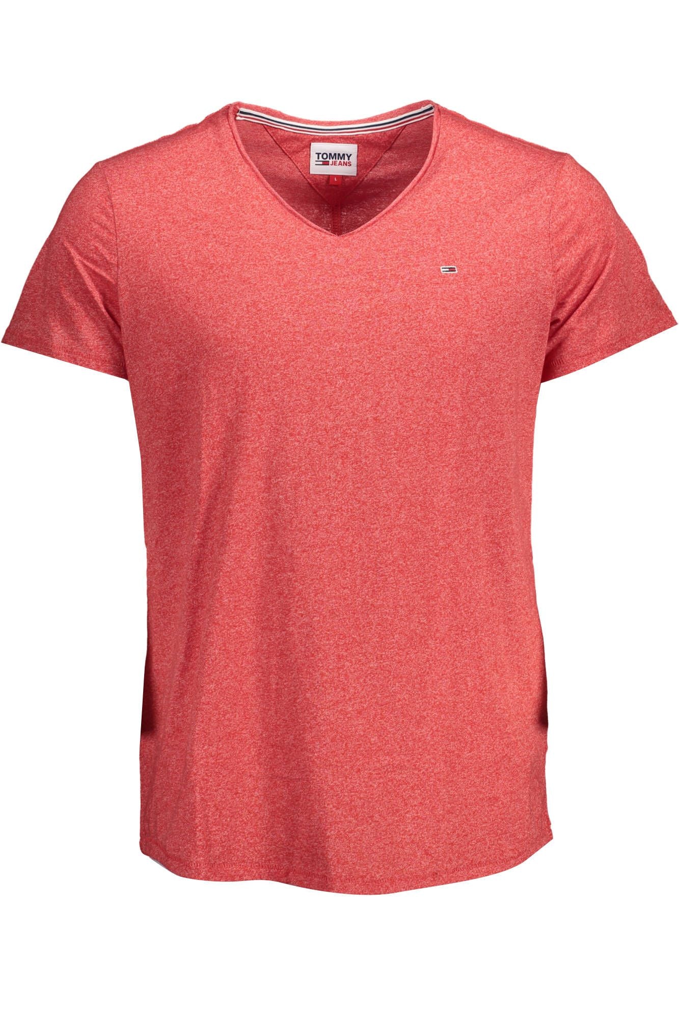 Red Cotton Men T-Shirt