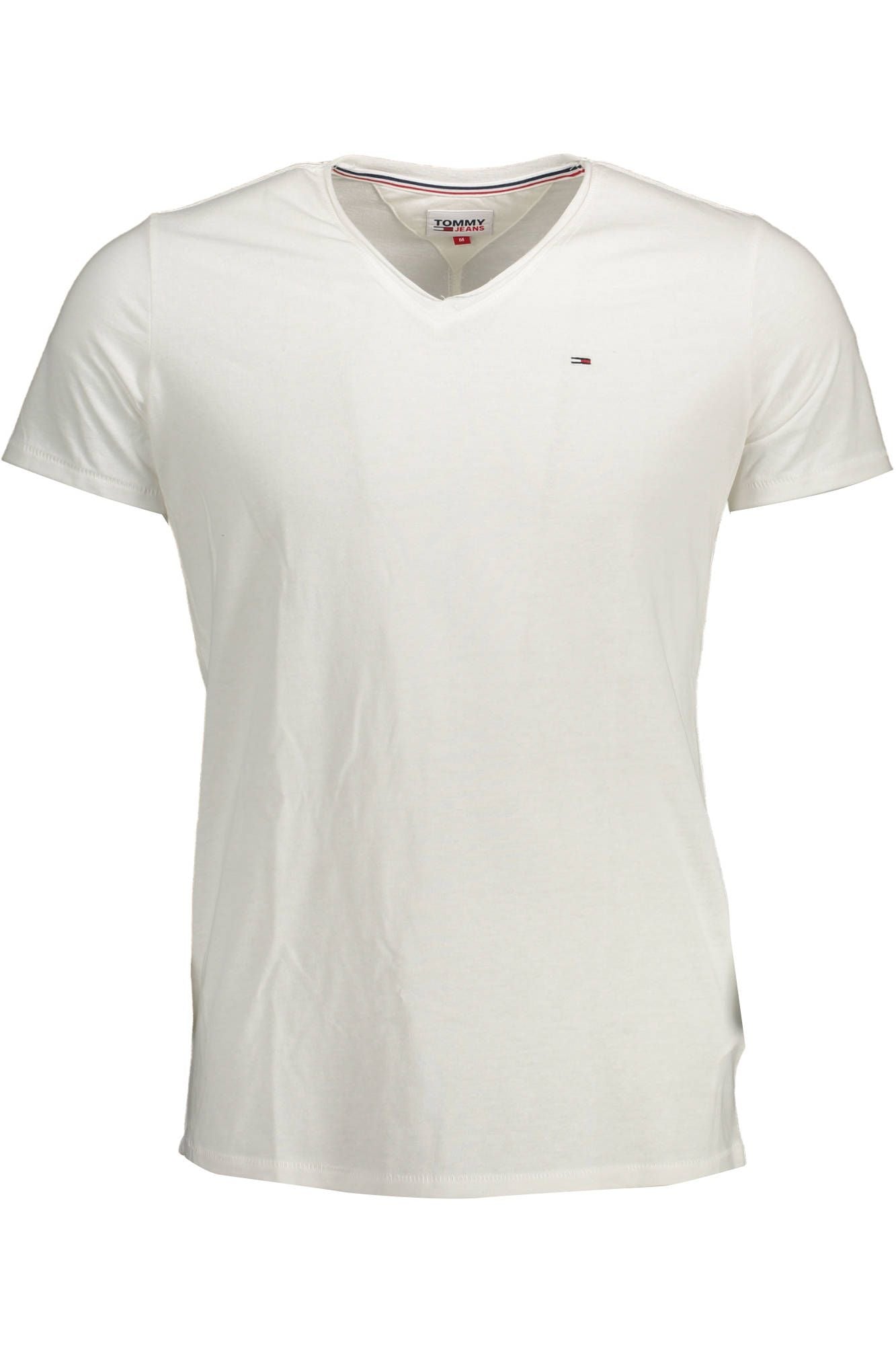 White Cotton Men T-Shirt