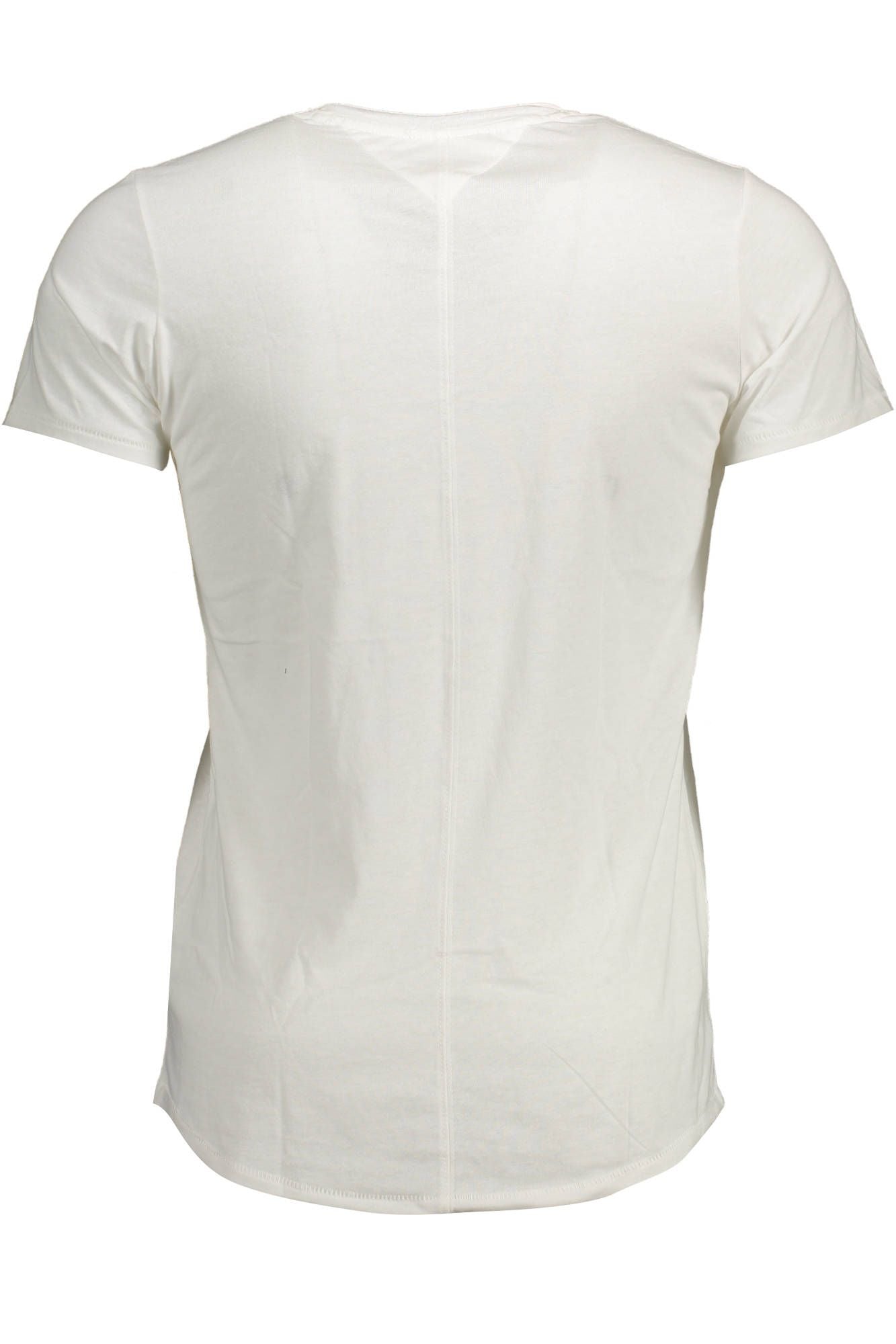 White Cotton Men T-Shirt