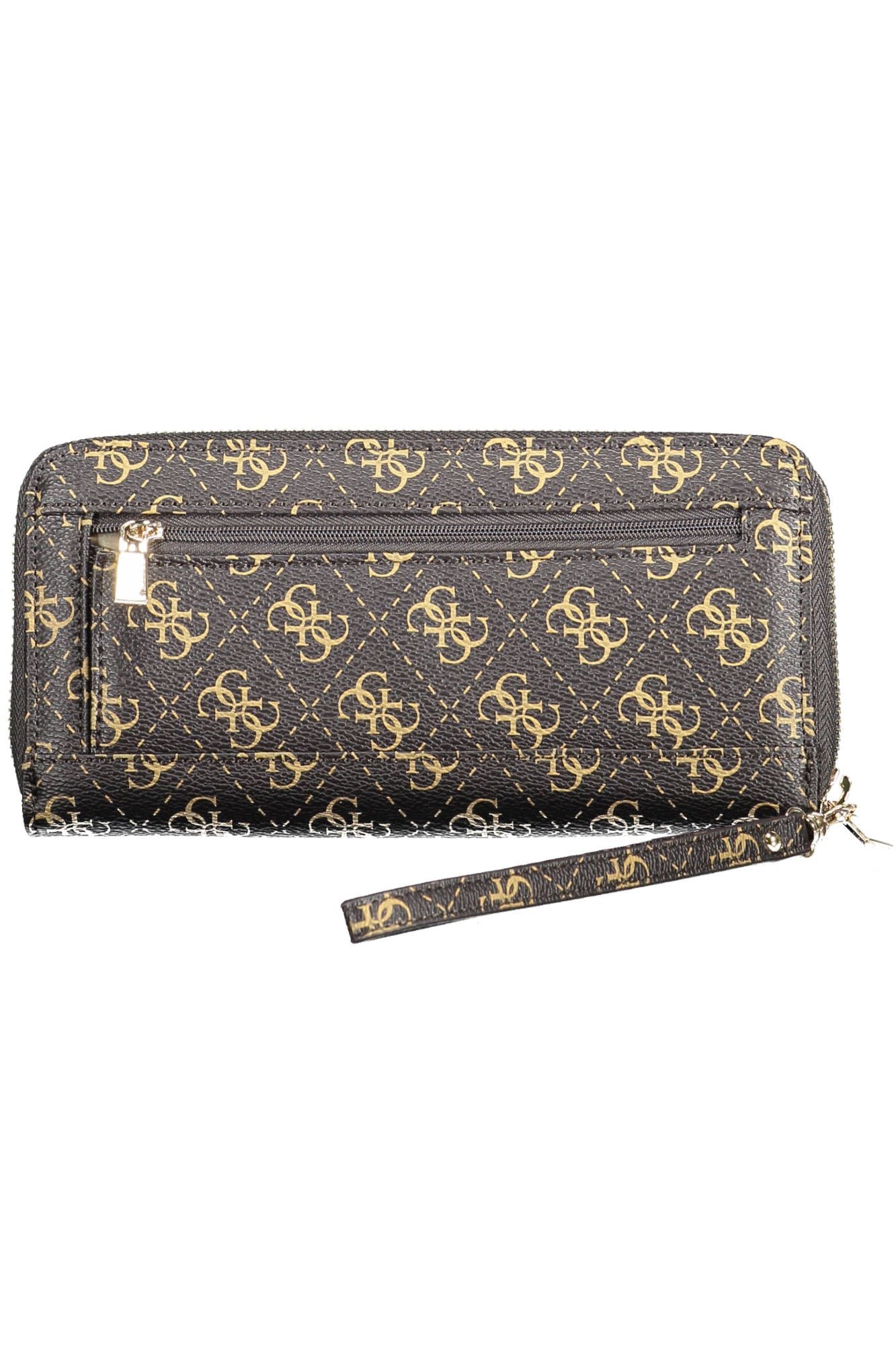 Brown Polyurethane Women Wallet