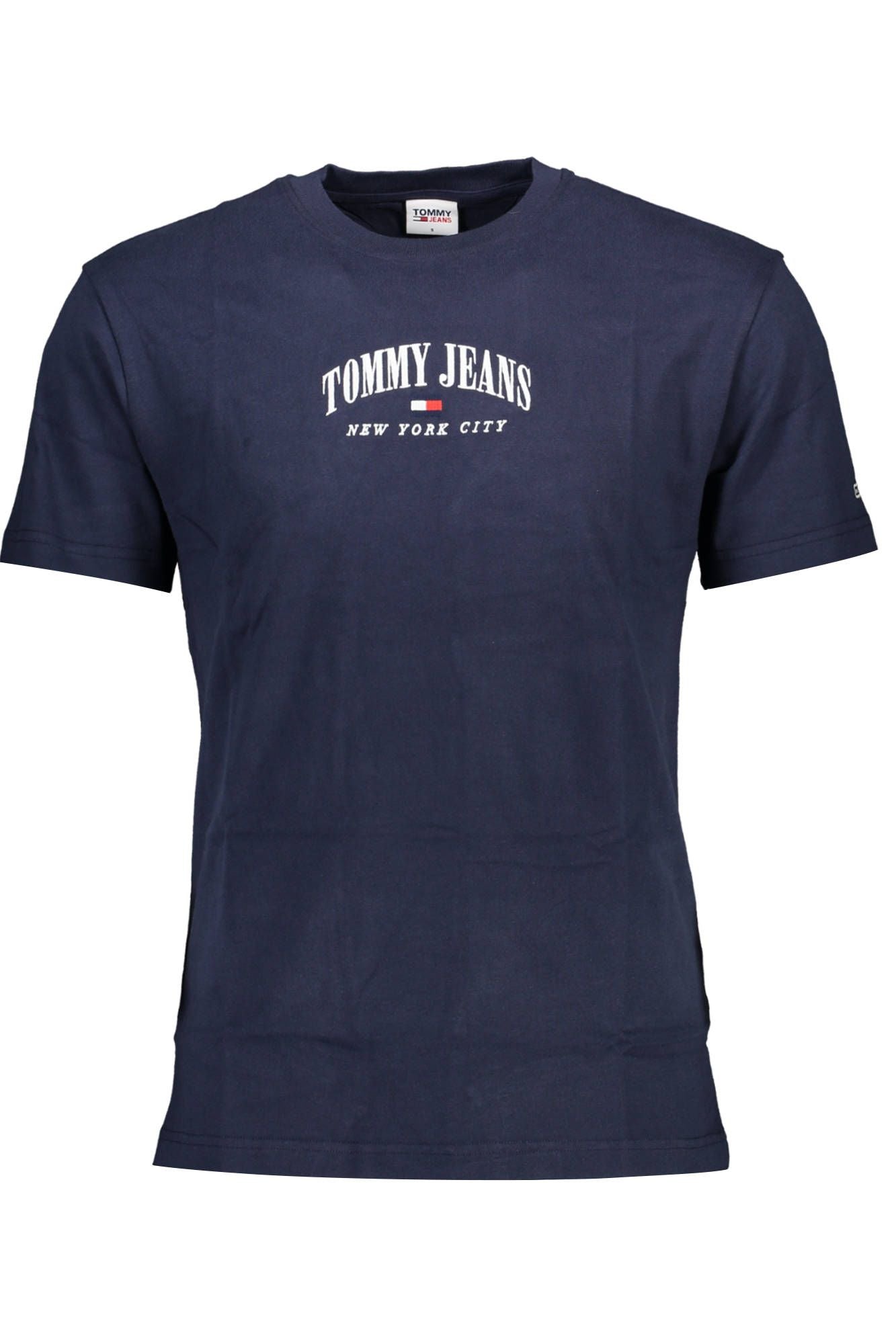 Blue Cotton Men T-Shirt