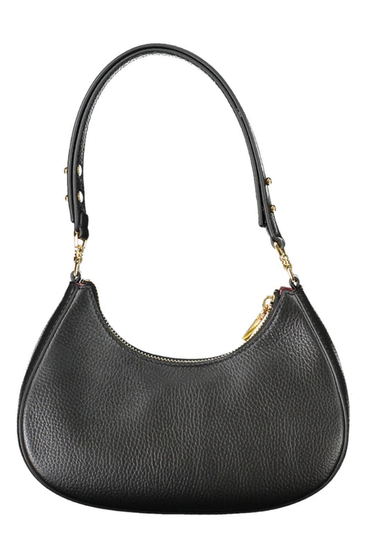Black Leather Women Handbag