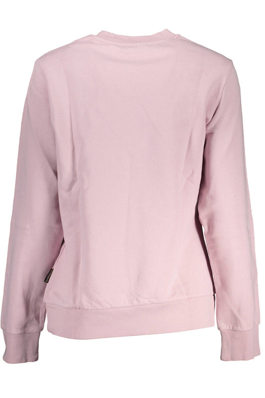 Pink Cotton Women Sweater