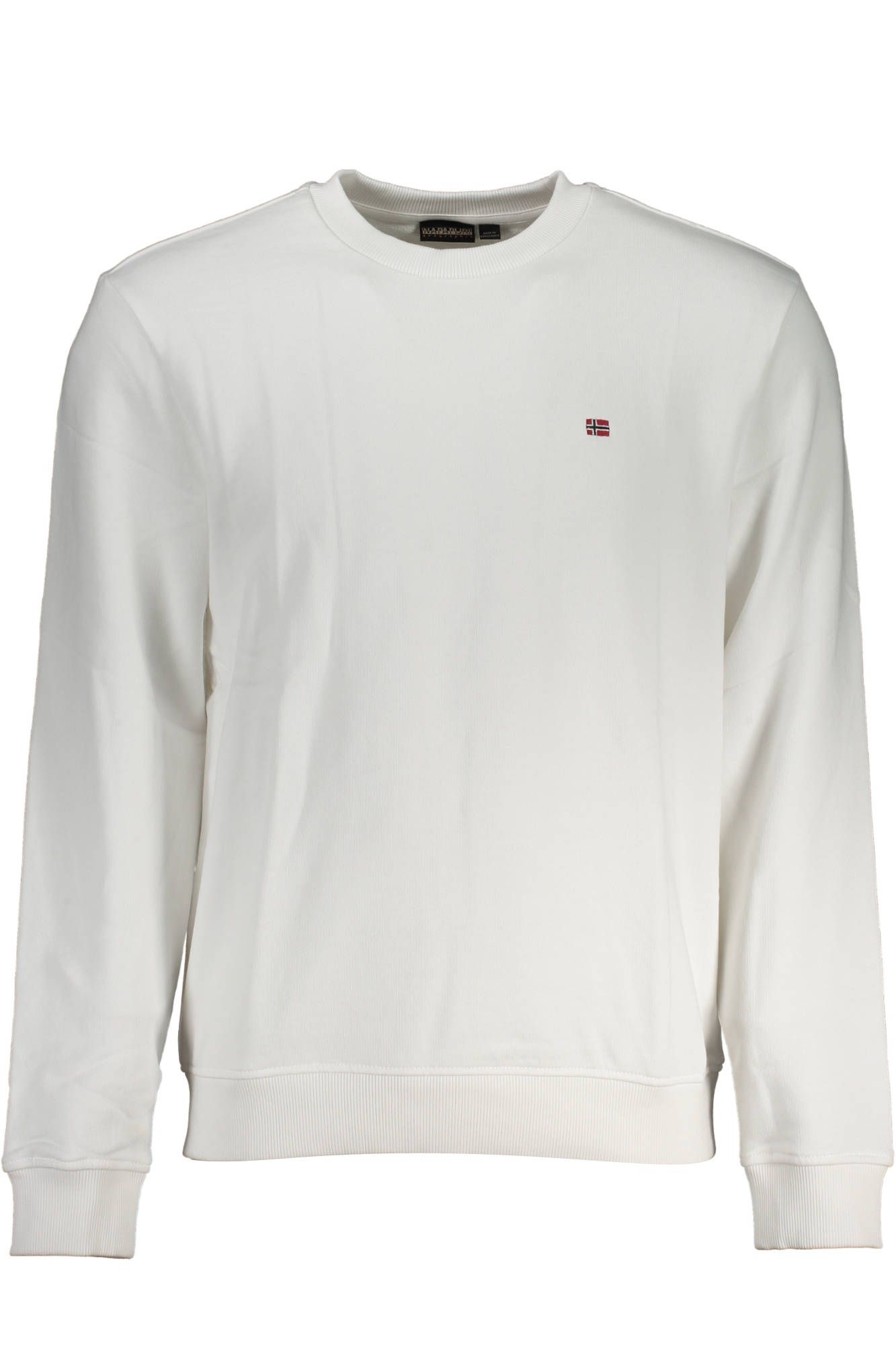 White Cotton Men Sweater