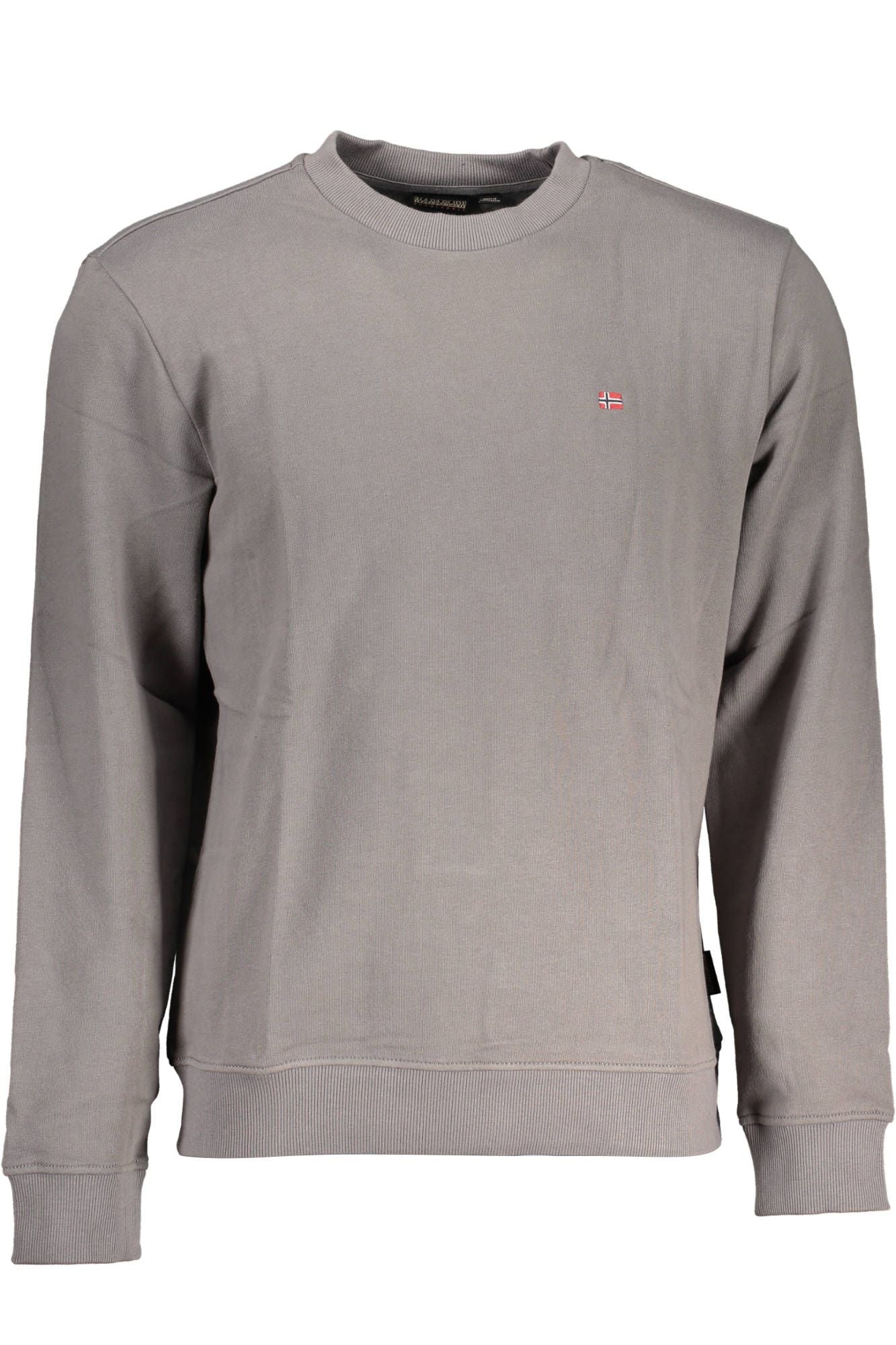 Gray Cotton Men Sweater