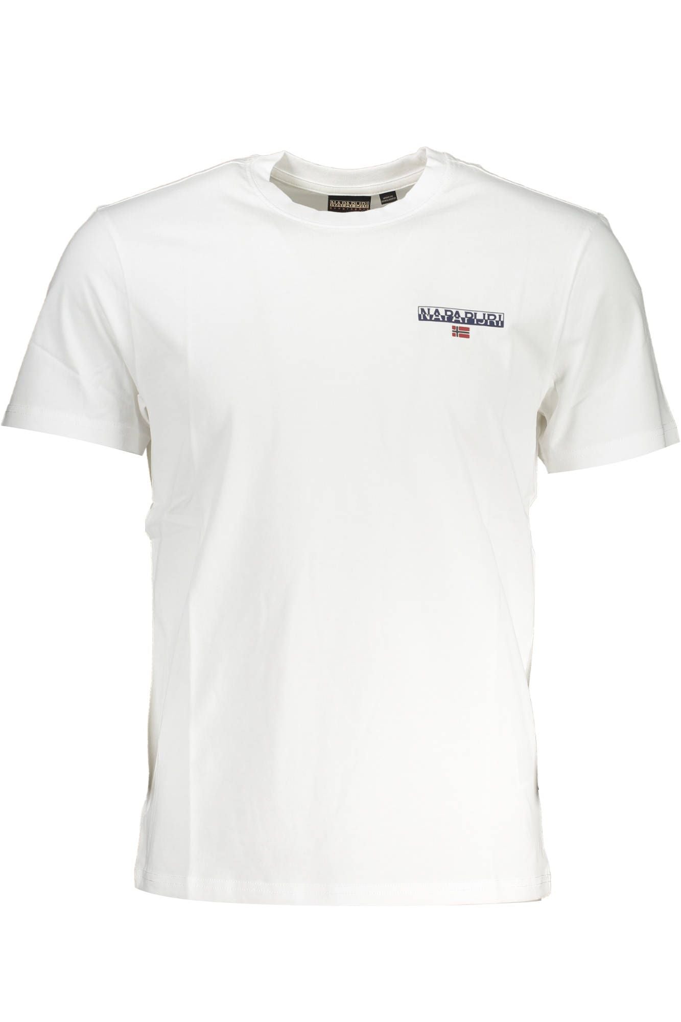 White Cotton Men T-Shirt