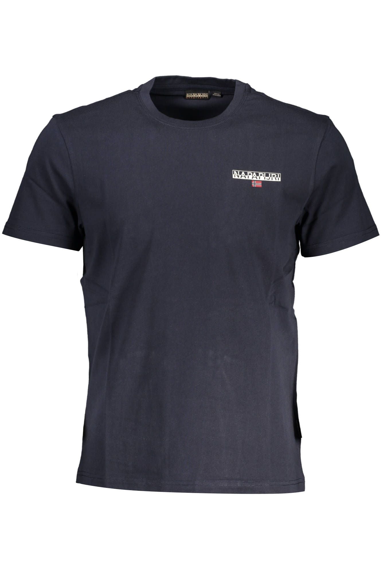 Blue Cotton Men T-Shirt