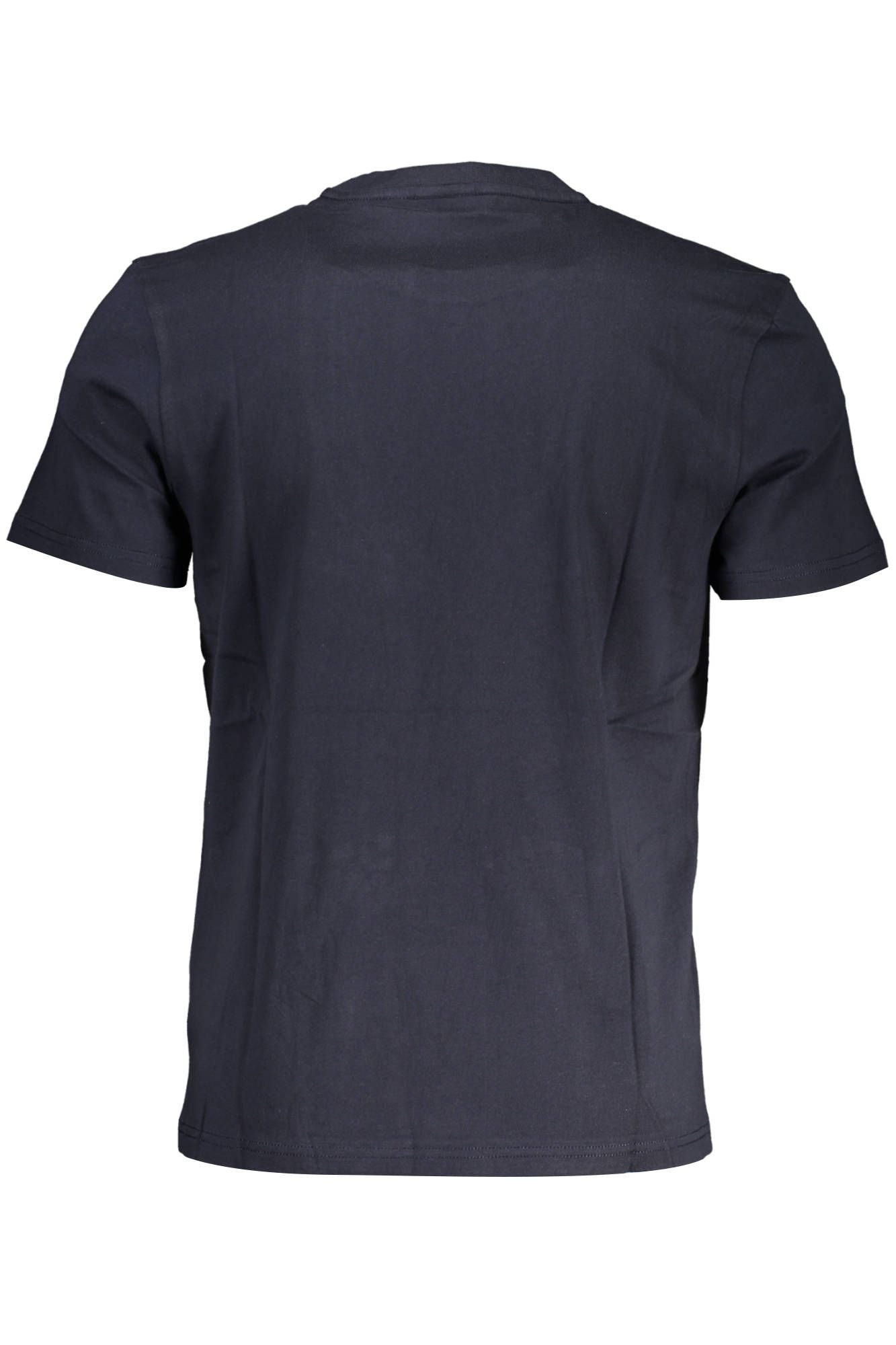 Blue Cotton Men T-Shirt