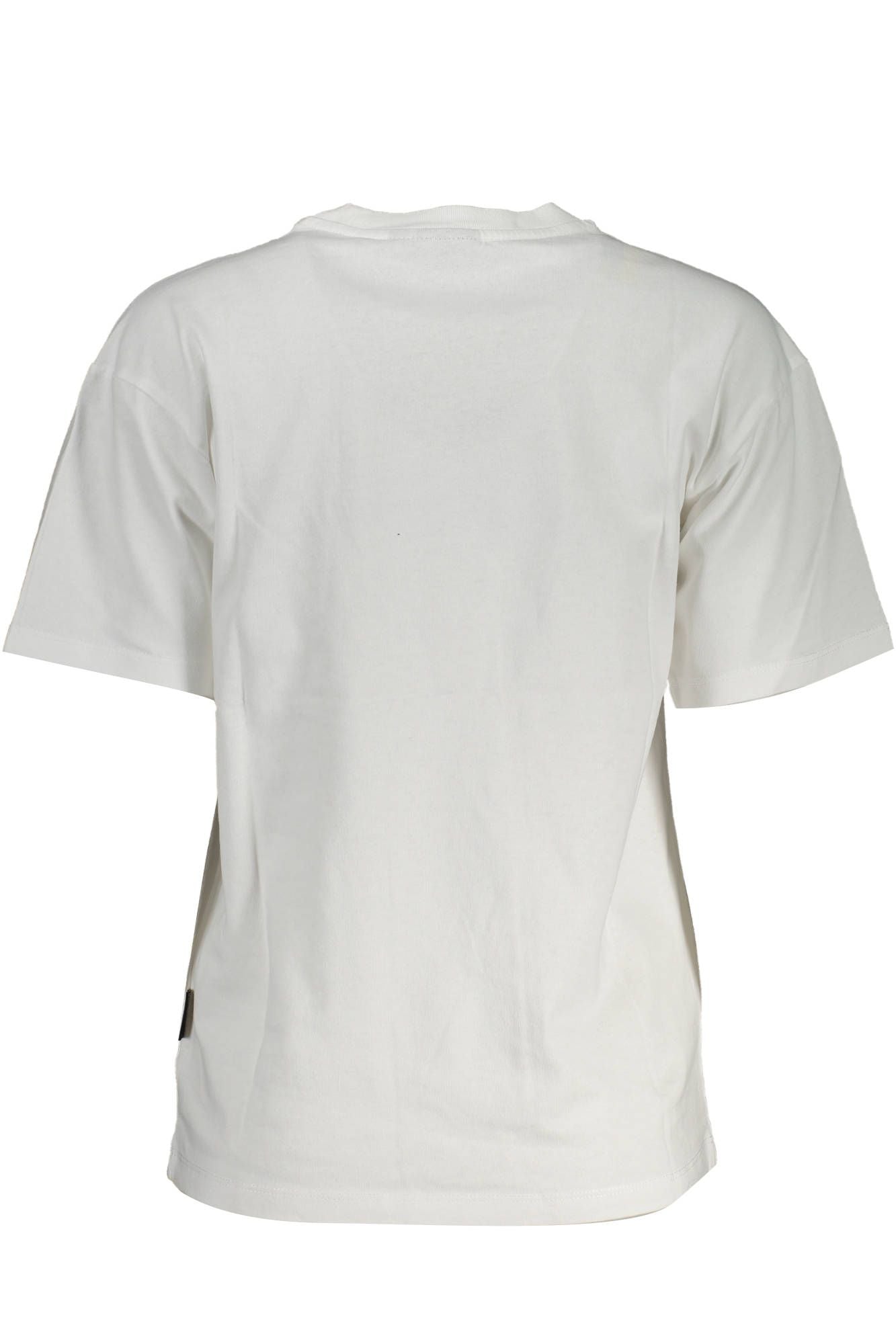 White Cotton Women T-Shirt