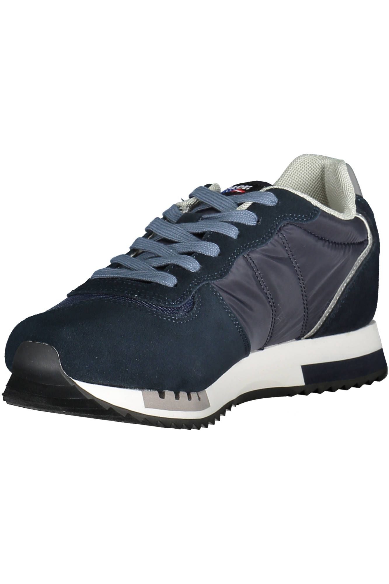 Blue Polyester Men Sneaker