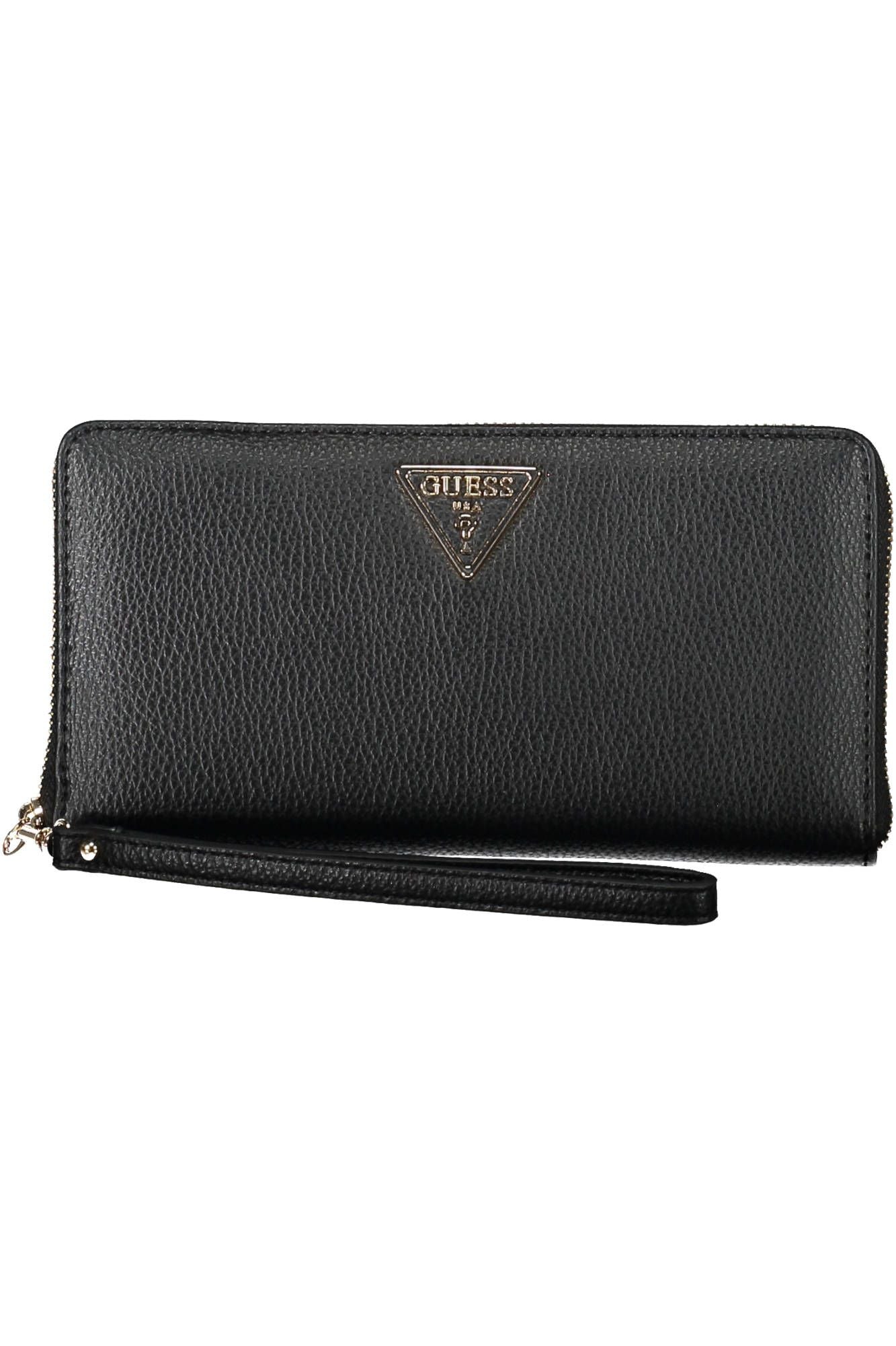 Black Polyurethane Women Wallet