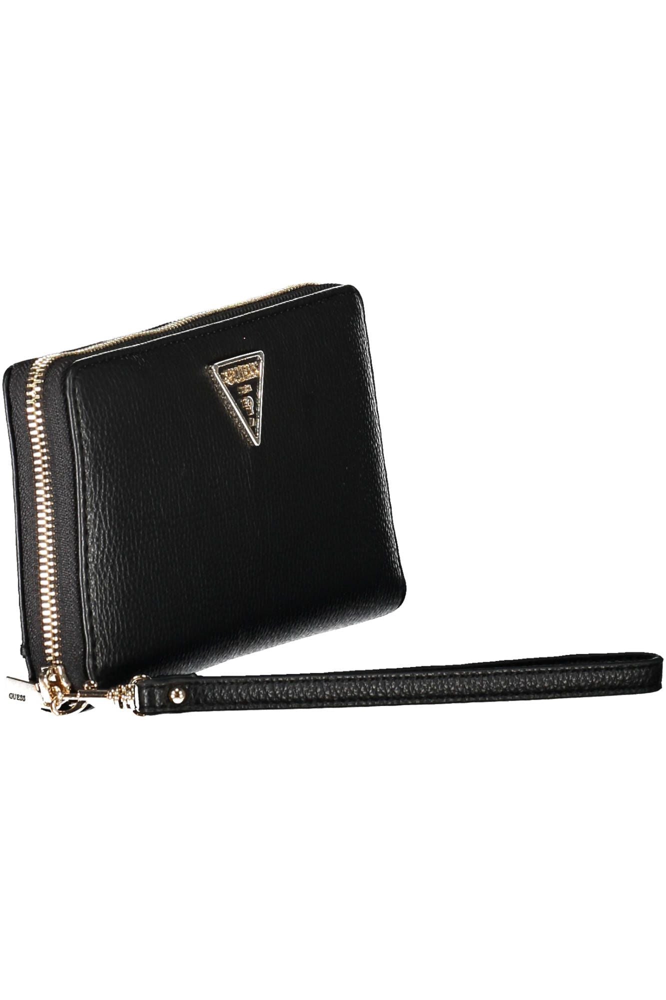 Black Polyurethane Women Wallet