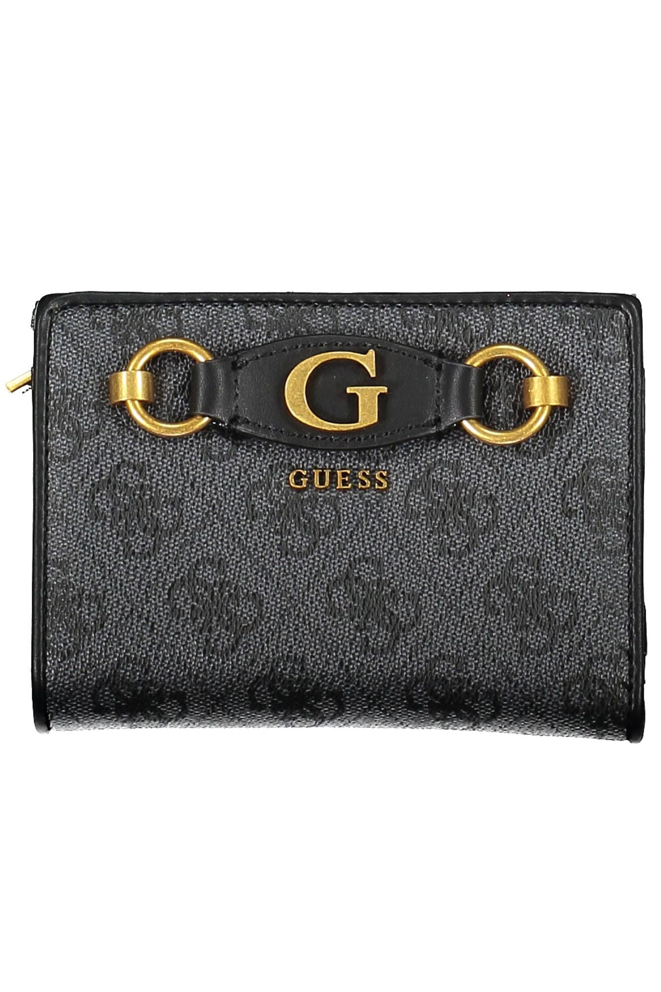 Black Polyurethane Women Wallet