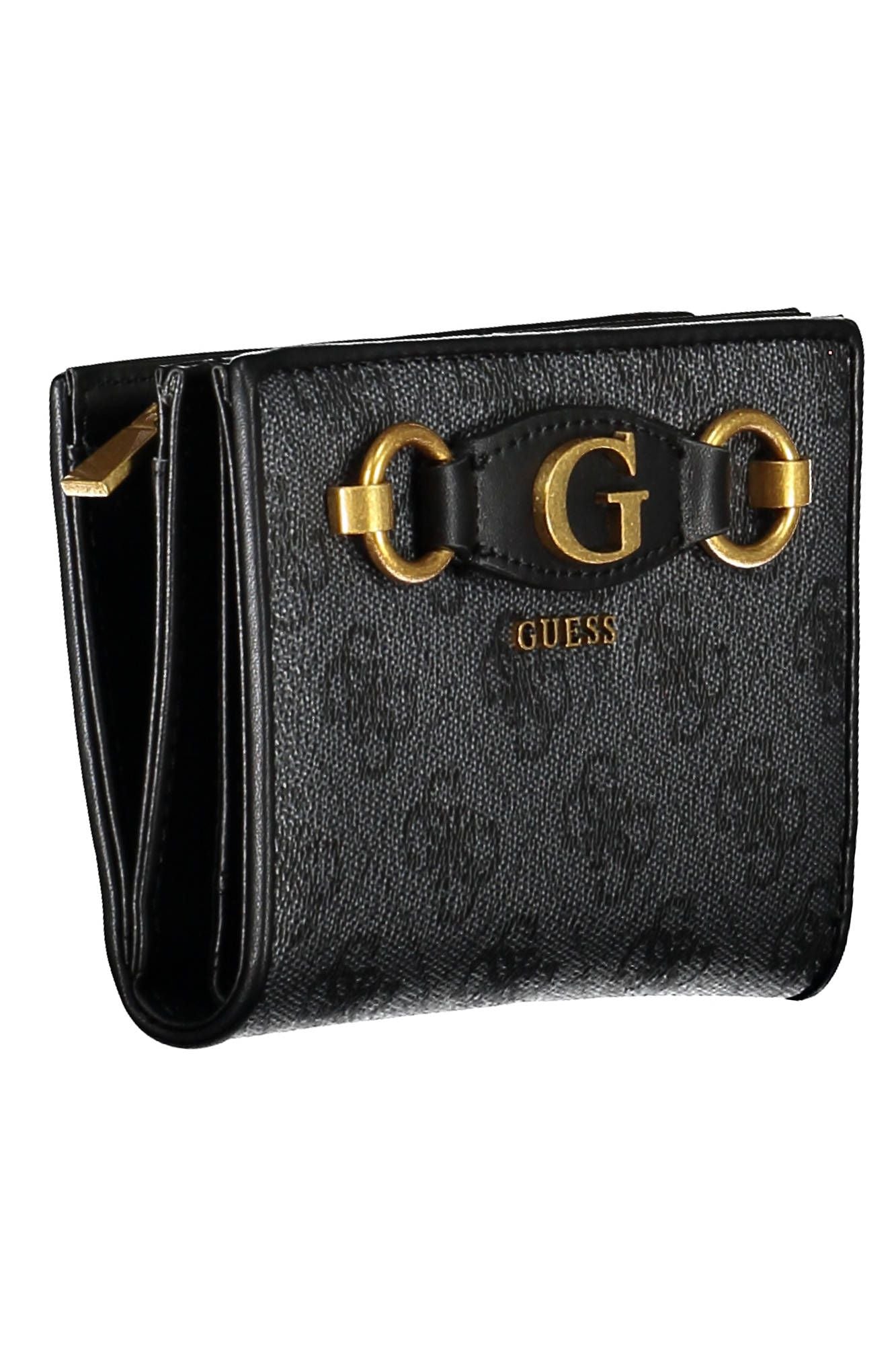 Black Polyurethane Women Wallet