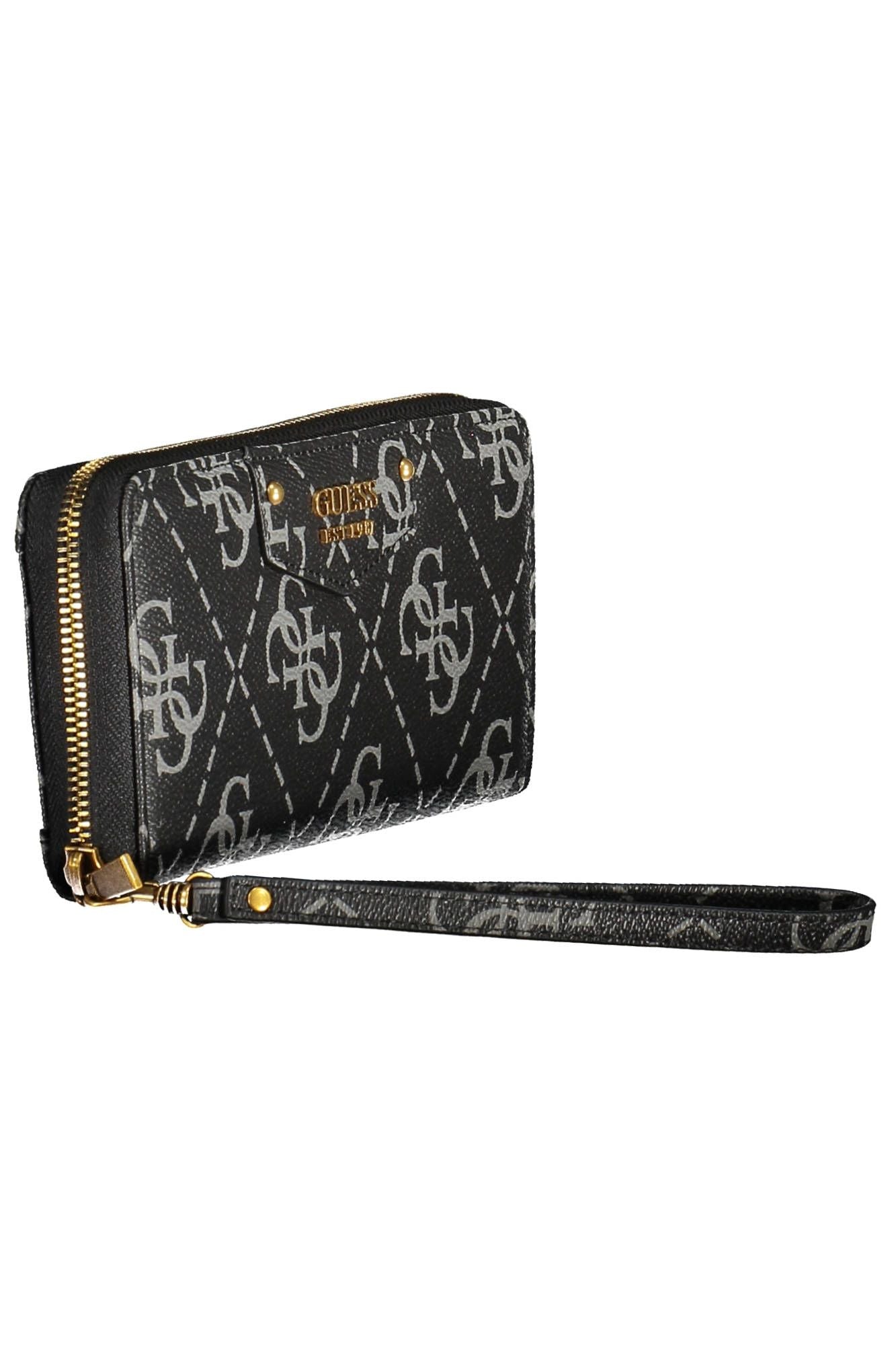 Black Polyurethane Women Wallet